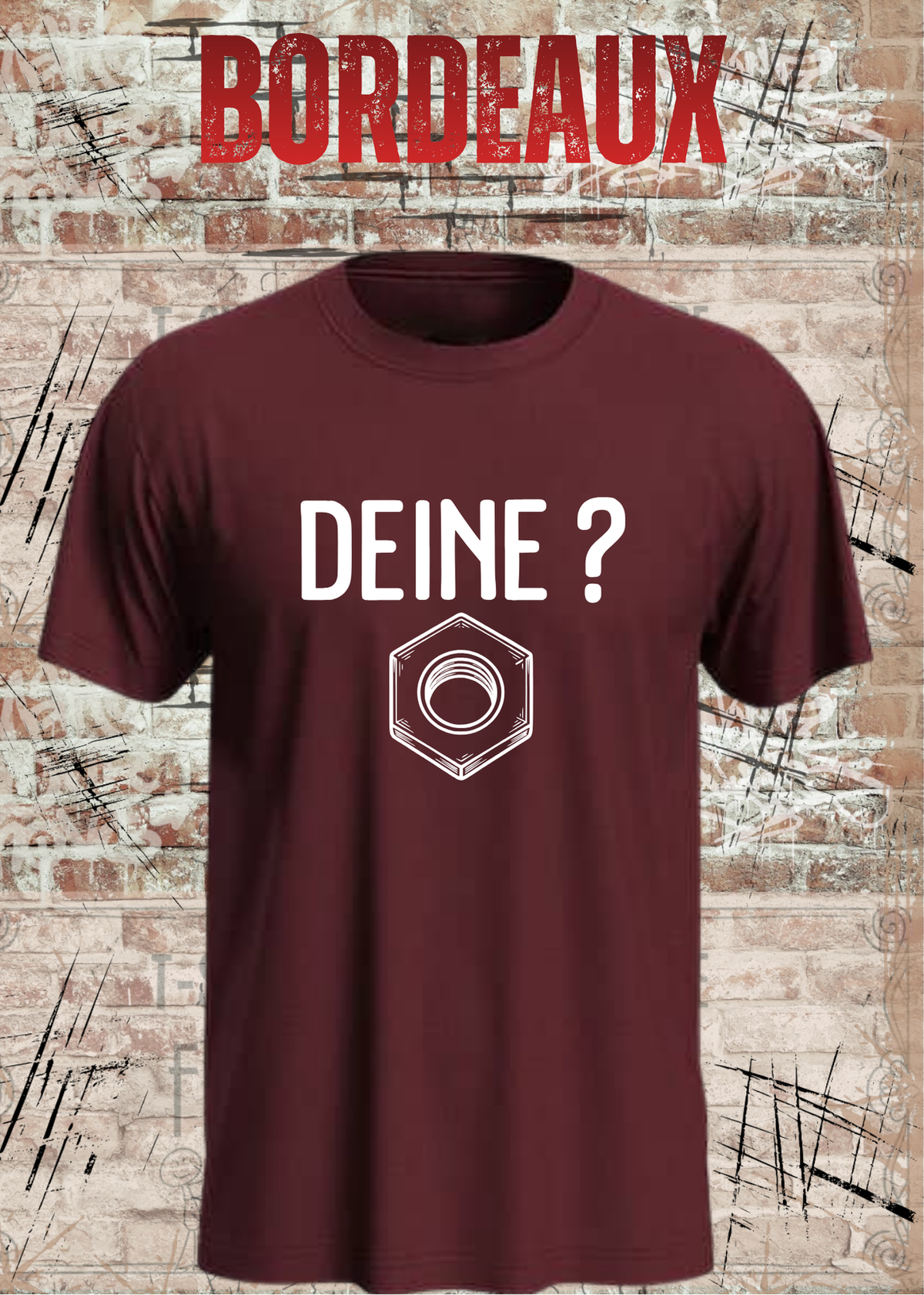 Deine Mutter? – Lustiges Wortspiel T-Shirt | FunnyZoom