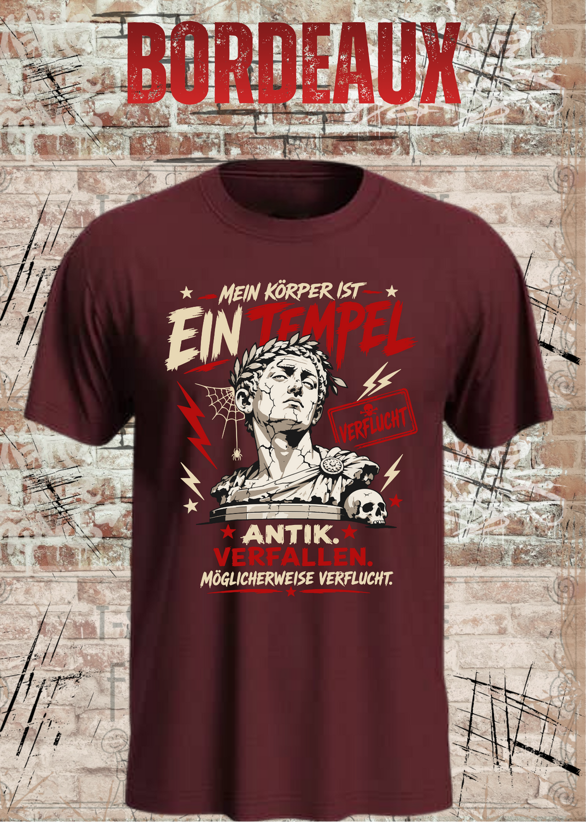 Mein Körper ist ein Tempel – Lustiges Unisex T-Shirt