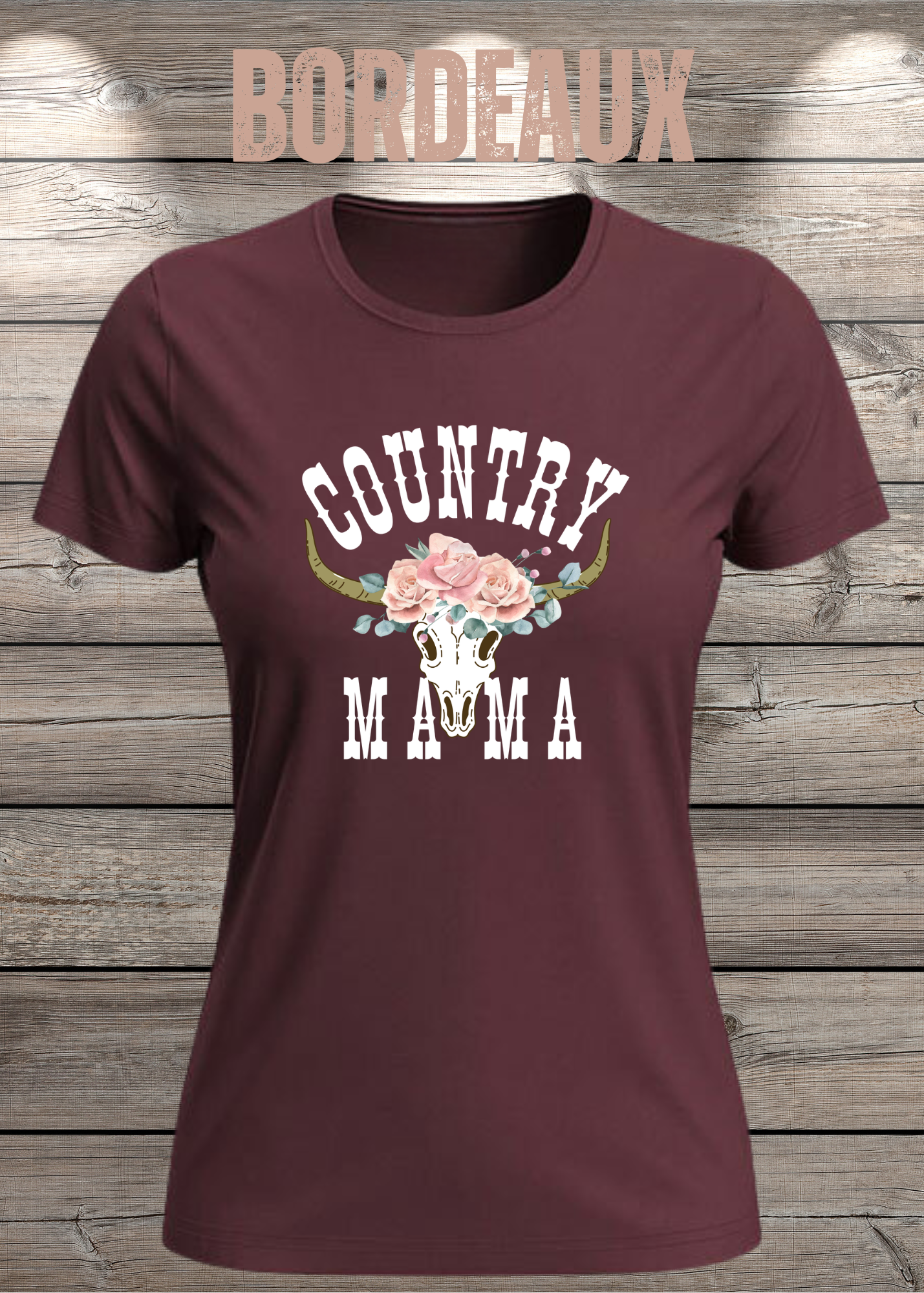 Country Mama T-Shirt - Freizeit Spruch Shirt für Damen