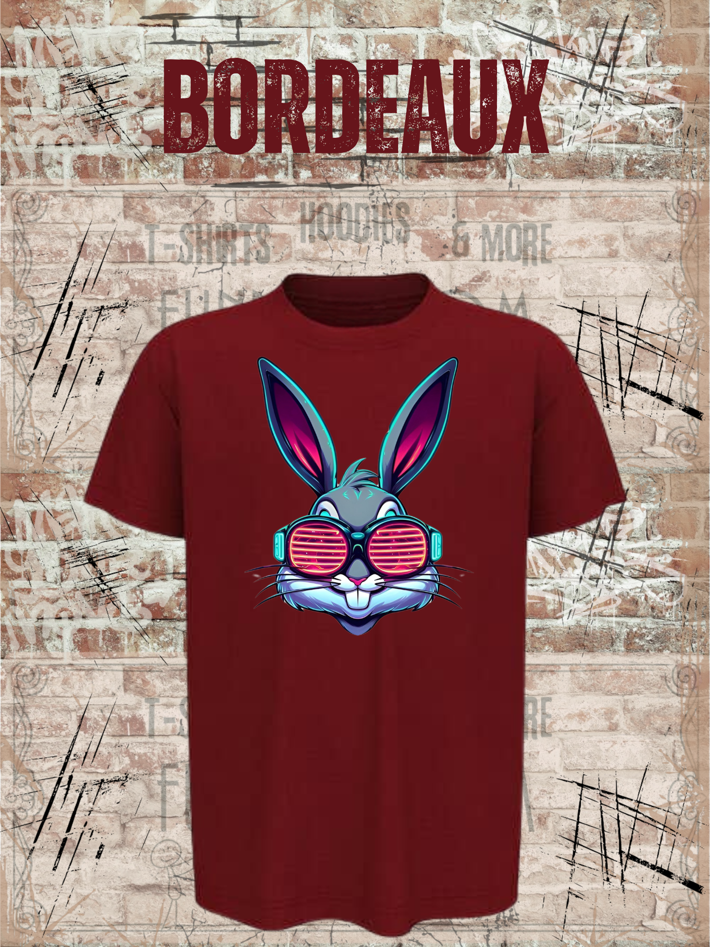 Cooles Bunny Kinder T-Shirt Witziges Kids T-Shirt Geschenkidee