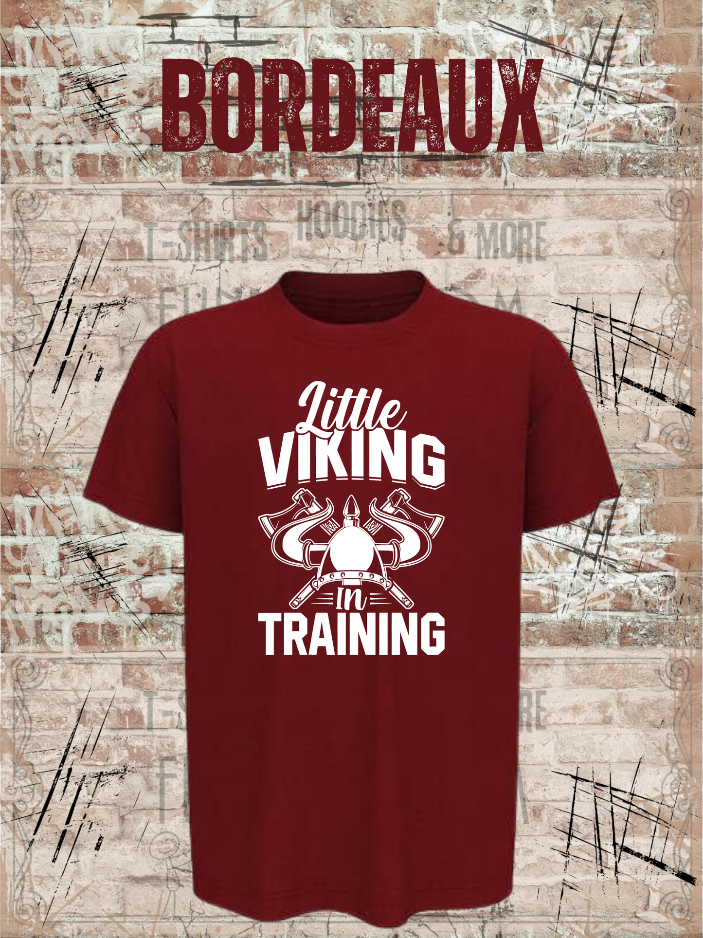 Kinder T-Shirt Little Viking in Training - Wikinger Shirt für Jungen & Mädchen