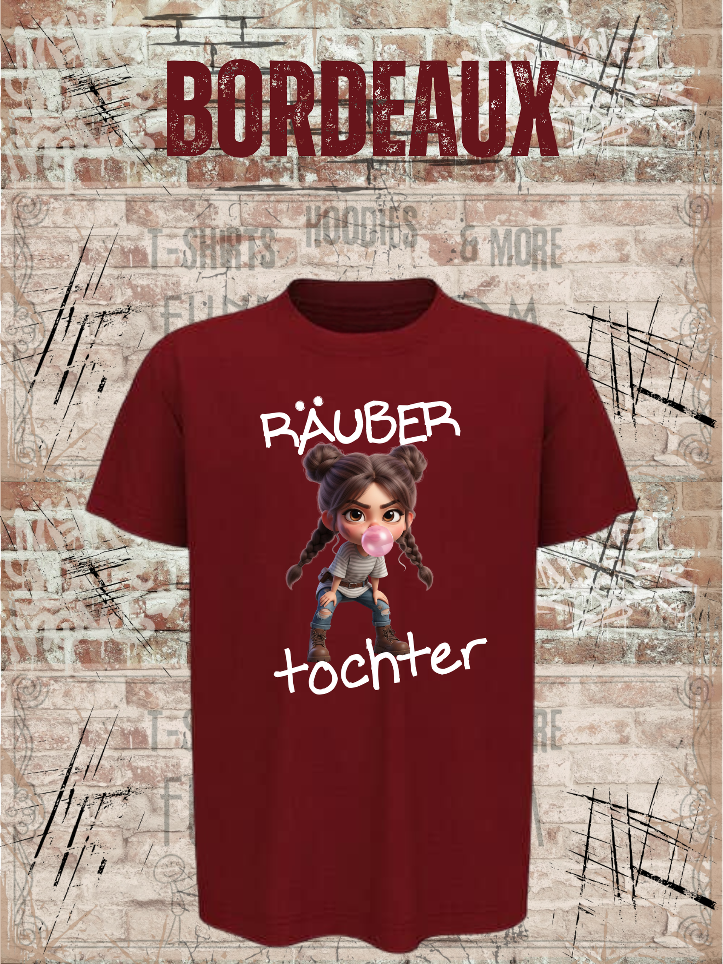 T-Shirt 'Räuber Tochter' - Witziges Geschenk für freche Kids