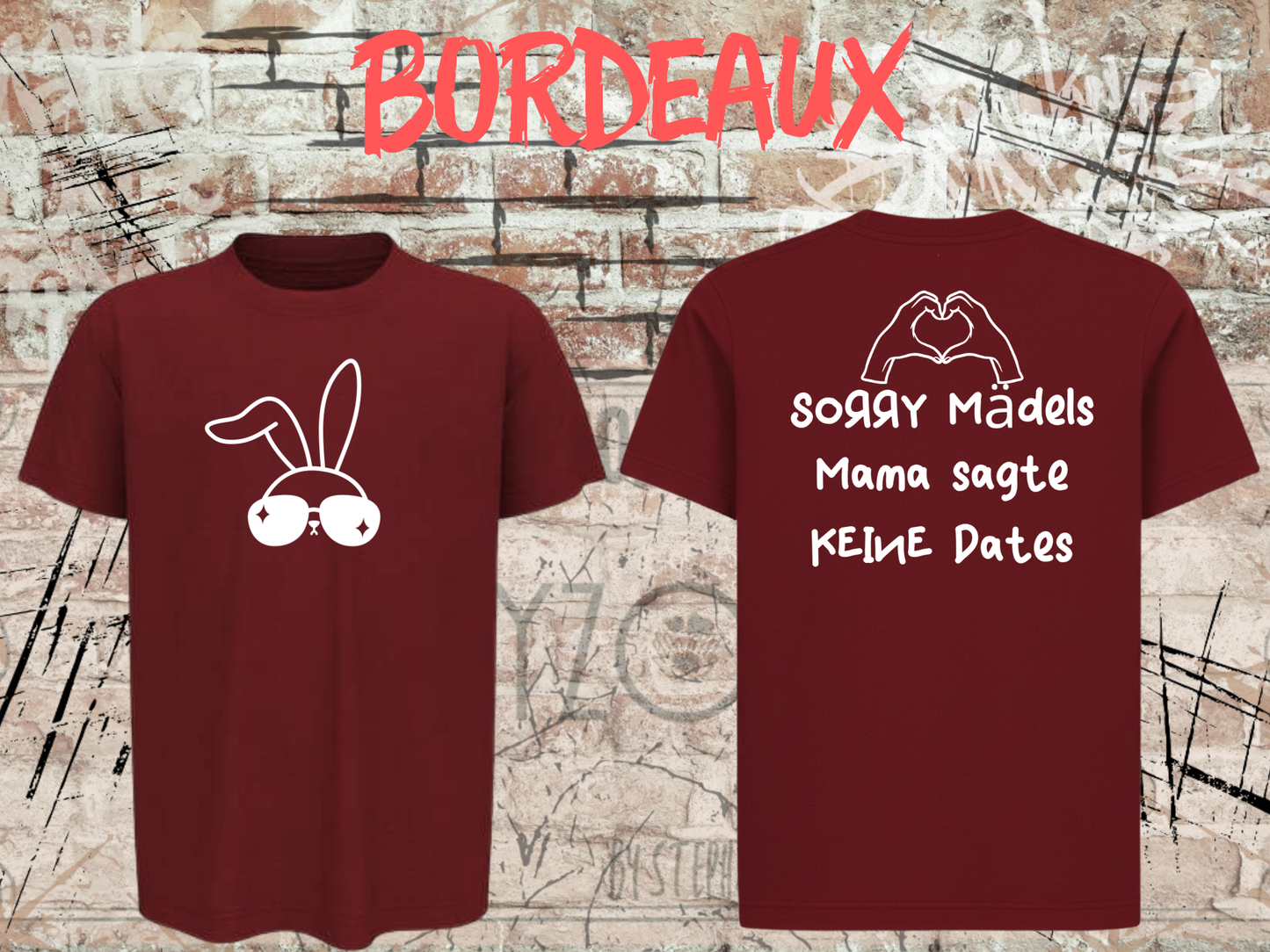 Jungen T-Shirt Sorry Mädels Mama sagte keine Dates Lustiges T-Shirt Geschenkidee T-Shirt Witziges T-Shirt mit Spruch In vielen Farben