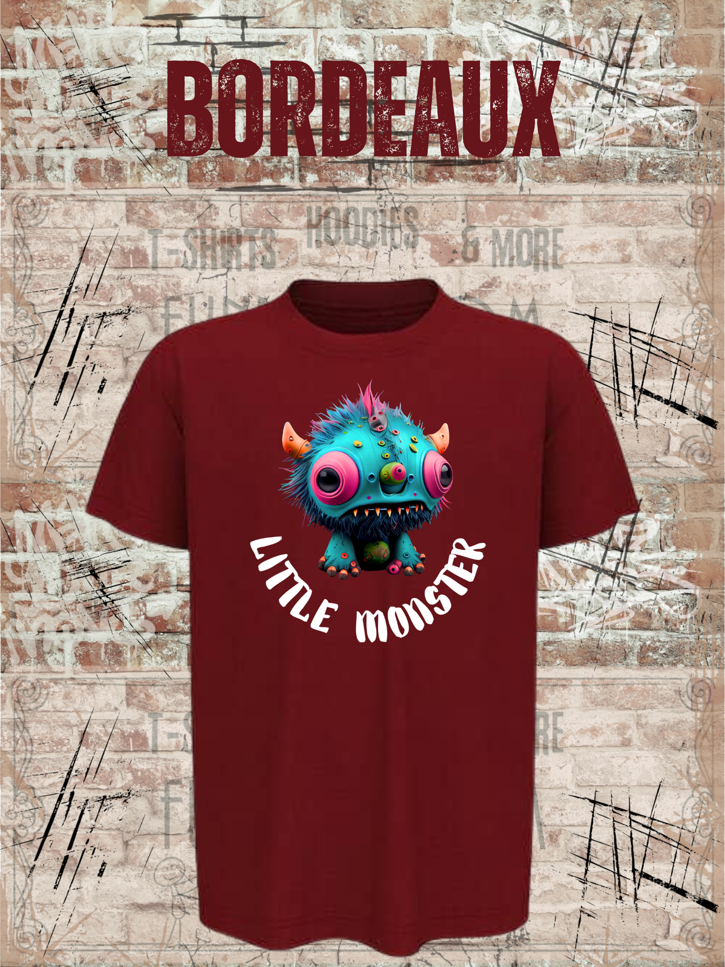 Kinder T-Shirt Little Monster - Süßes Monster Shirt für Kids