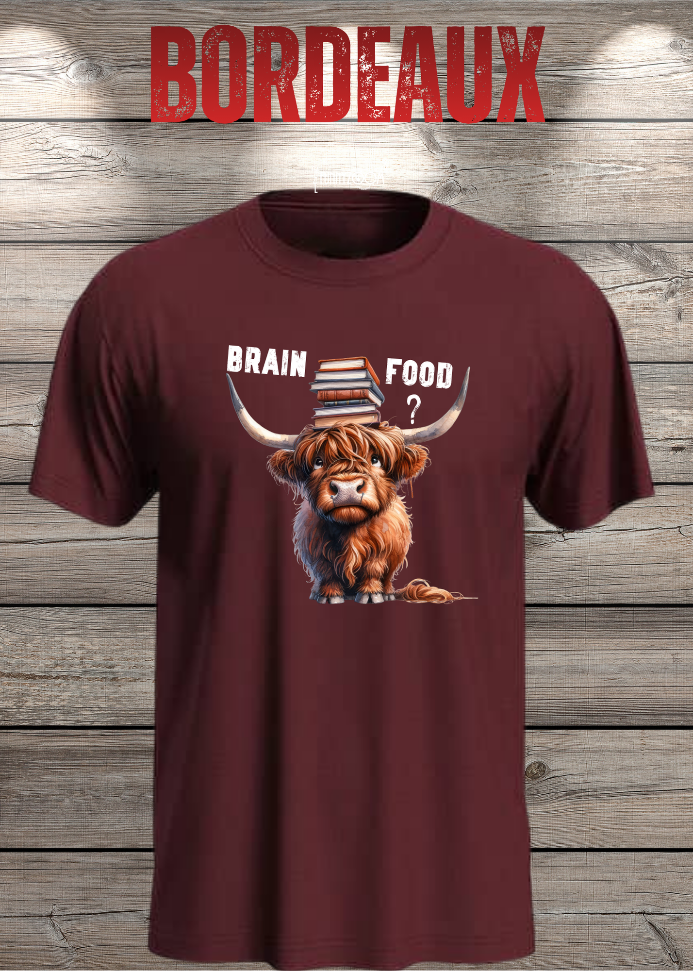 Highland Kuh Unisex T-Shirt Brain food?