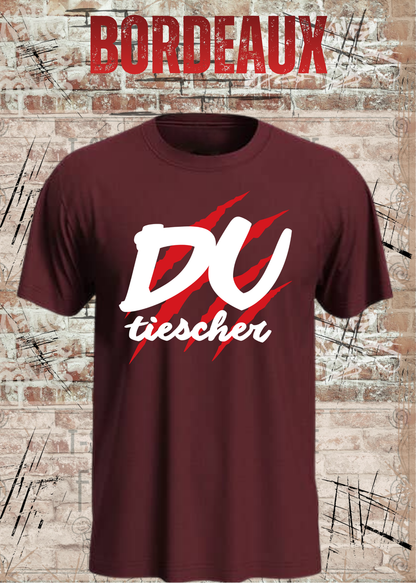Du Tiescher – Freches Dialekt T-Shirt | Rockiges Statement Shirt | FunnyZoom