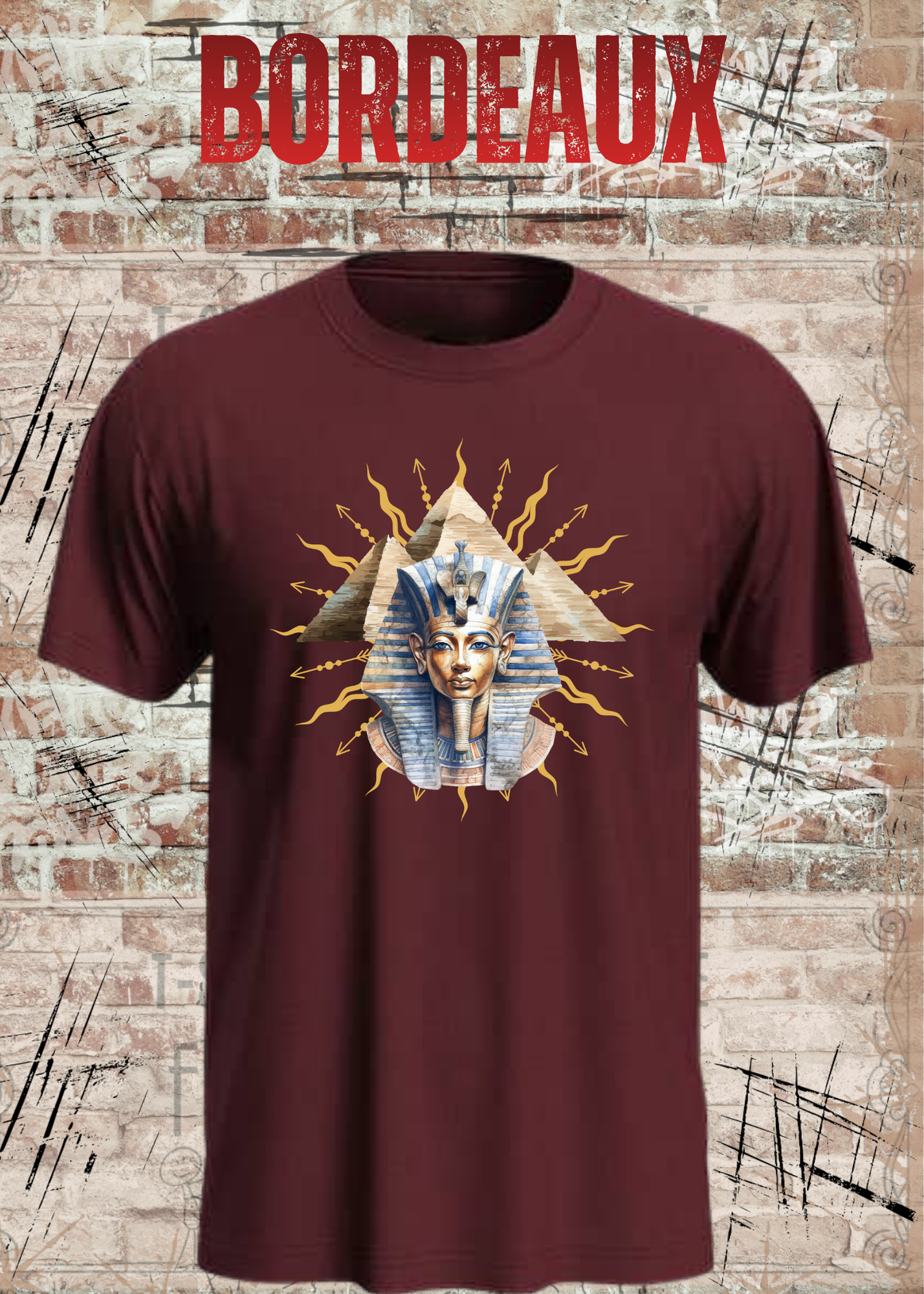 Pharao Tutanchamun T-Shirt – Ägyptisches Design Geschenk Unisex