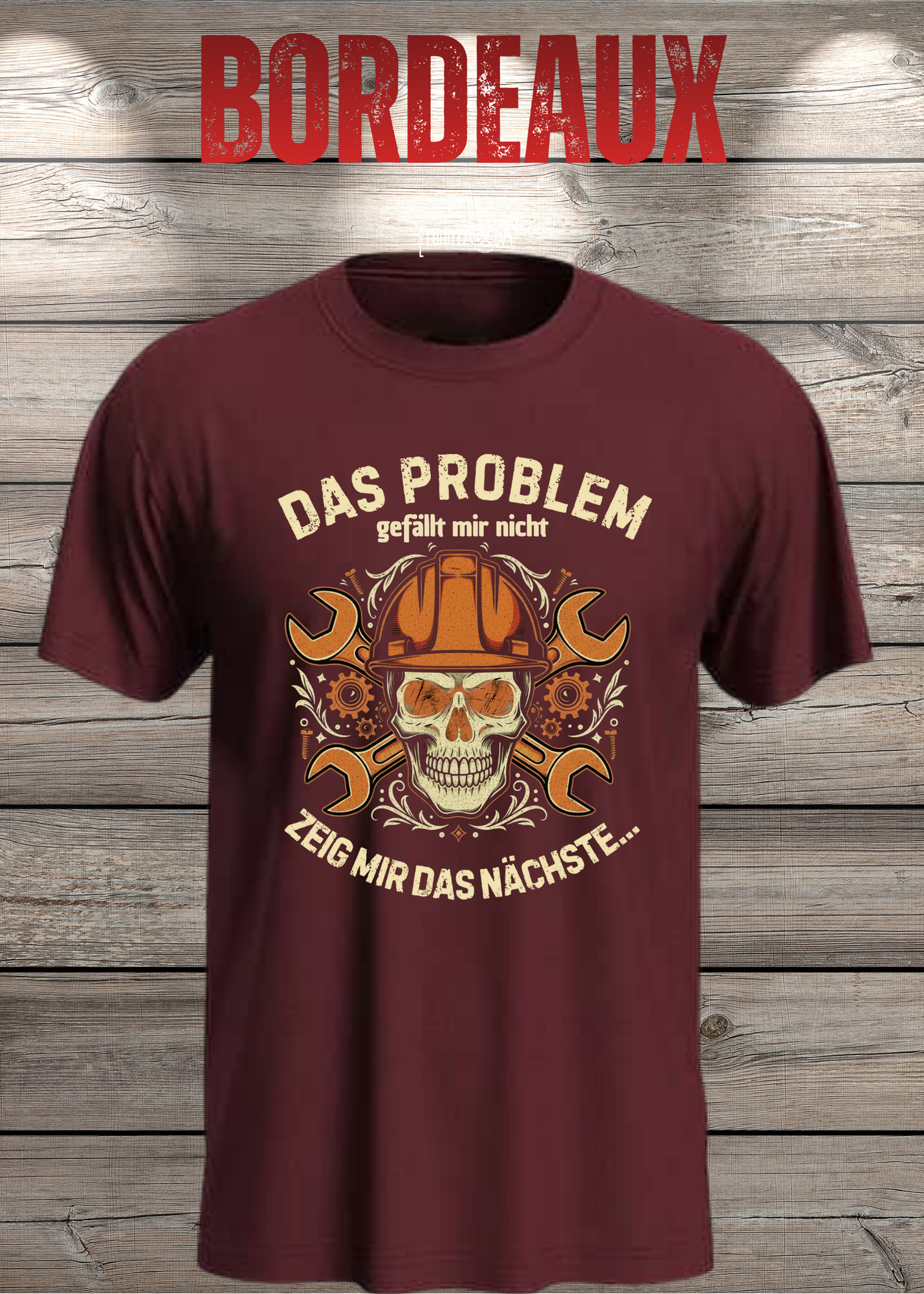 T-Shirt 'Das Problem gefällt mir nicht zeig mir das nächste' - Witziges Spruch-Shirt für Problemvermeider