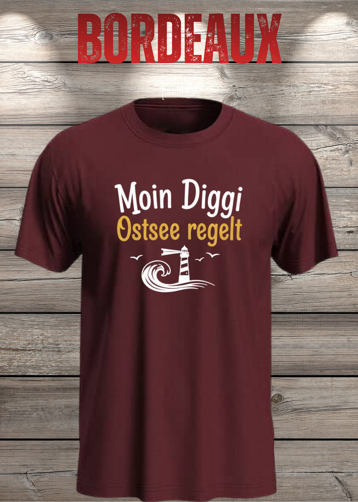 Unisex T-Shirt Moin Diggi Ostsee regelt