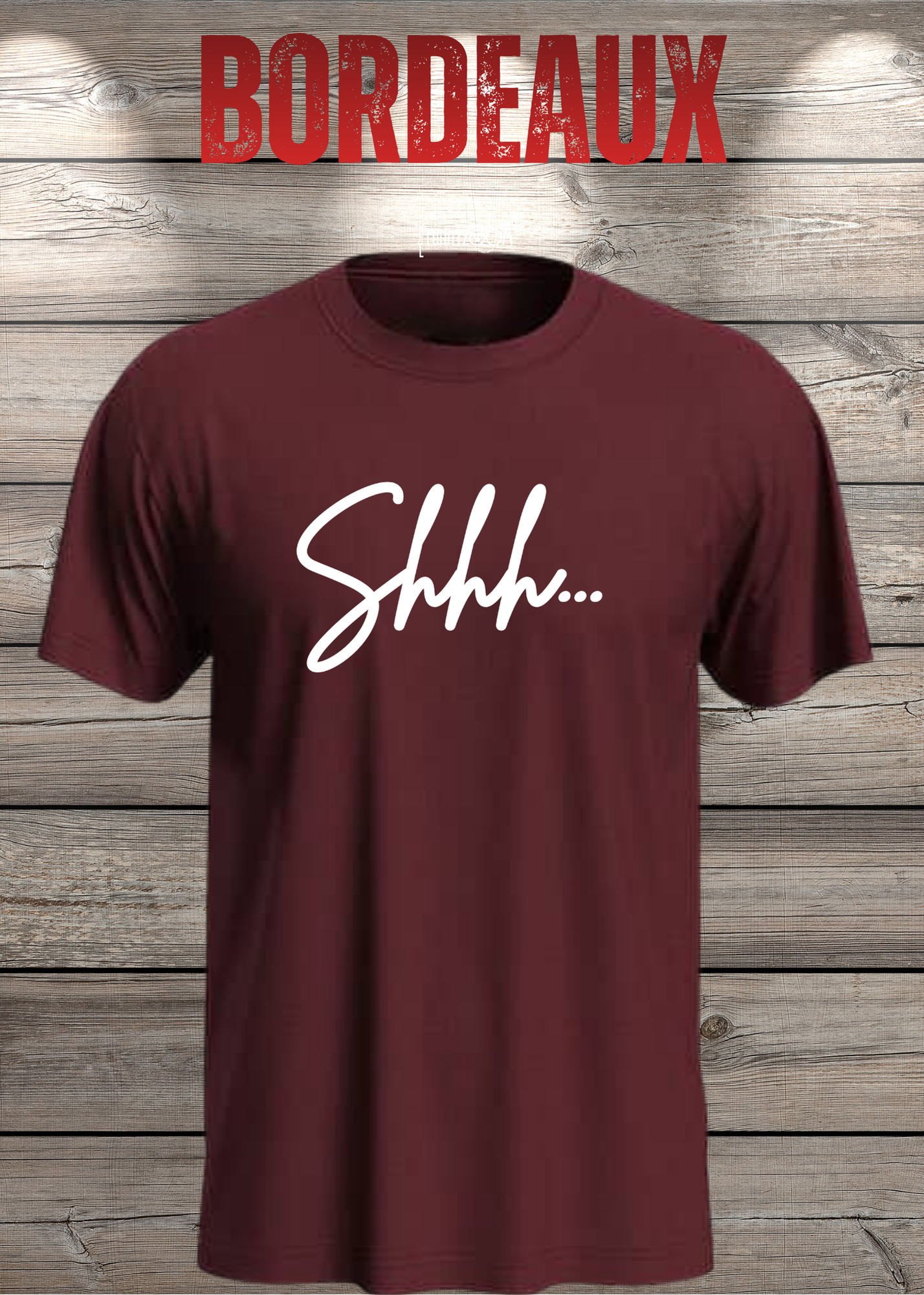 T-Shirt Shhh... - Geschenkidee T-Shirt - T-Shirt mit Spruch - Witziges T-Shirt - T-Shirt Freizeit - Lustiges T-Shirt Unisex