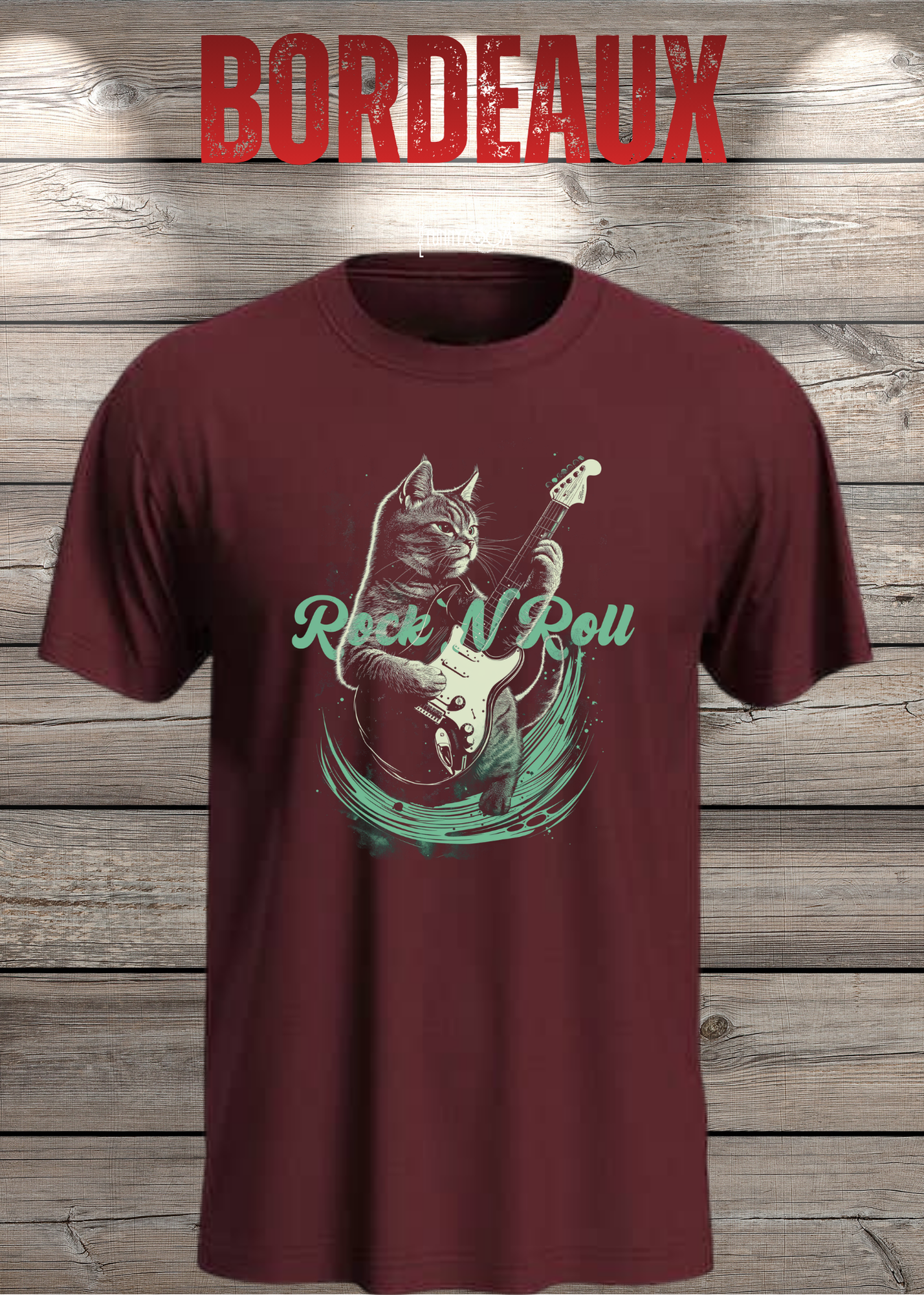 Katzenrocker - Rock n Roll Unisex T-Shirt für Musikliebhaber