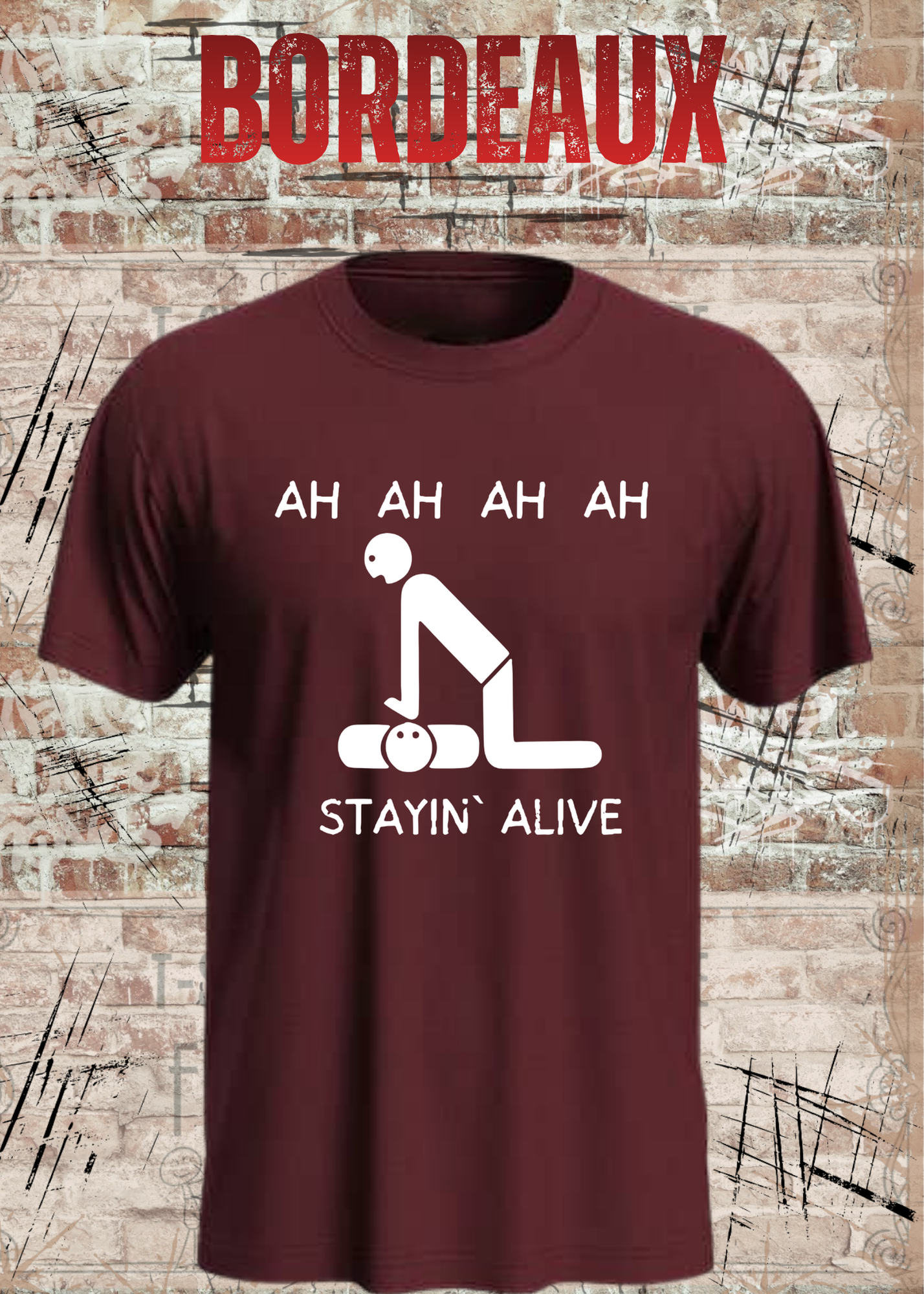 Stayin Alive T-Shirt – Lustiges Rettungsdienst & Krankenpflege Shirt Geschenk