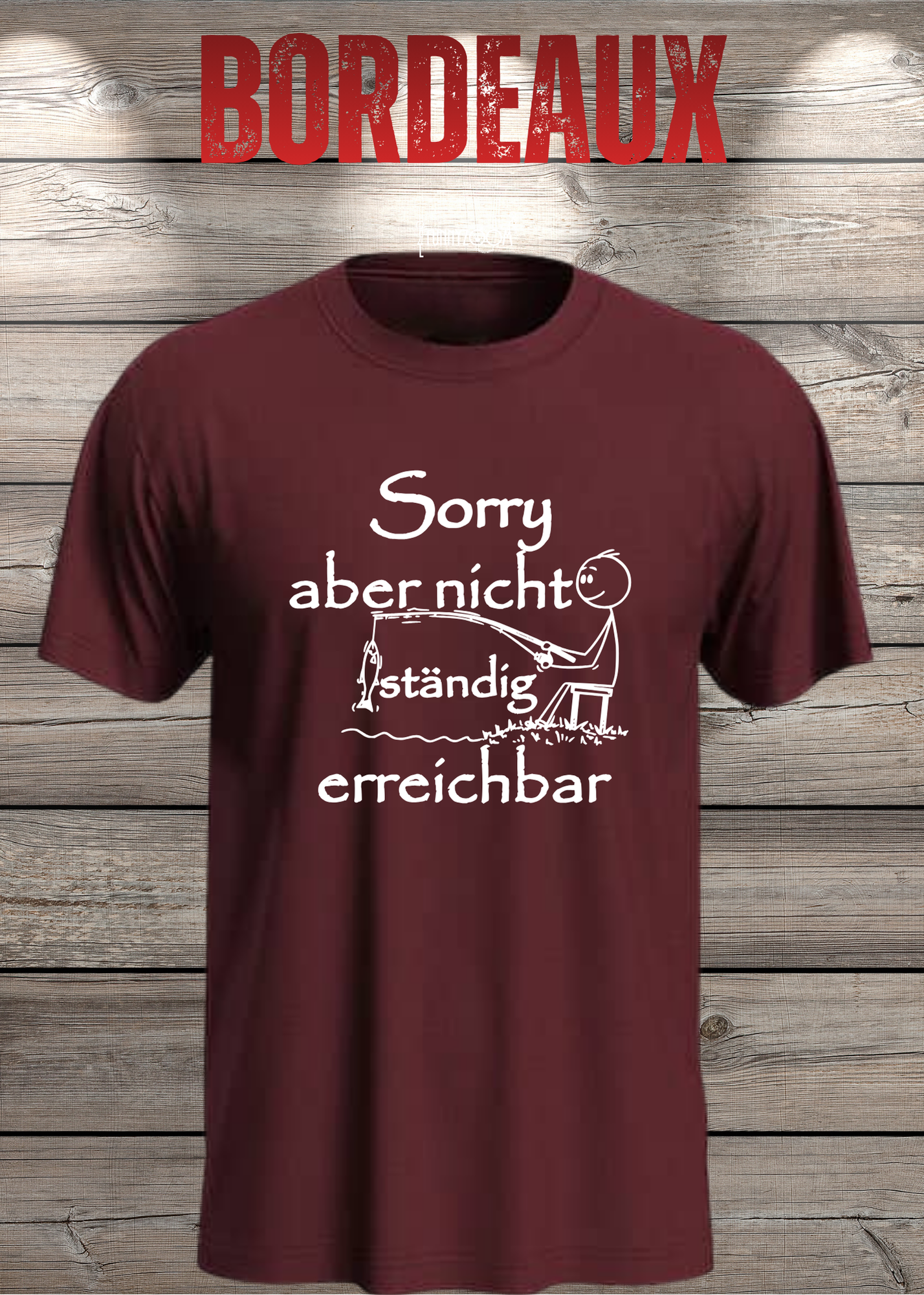 T-Shirt 'Sorry aber nicht ständig erreichbar' - Witziges Spruch-Shirt für Grenzensetzer