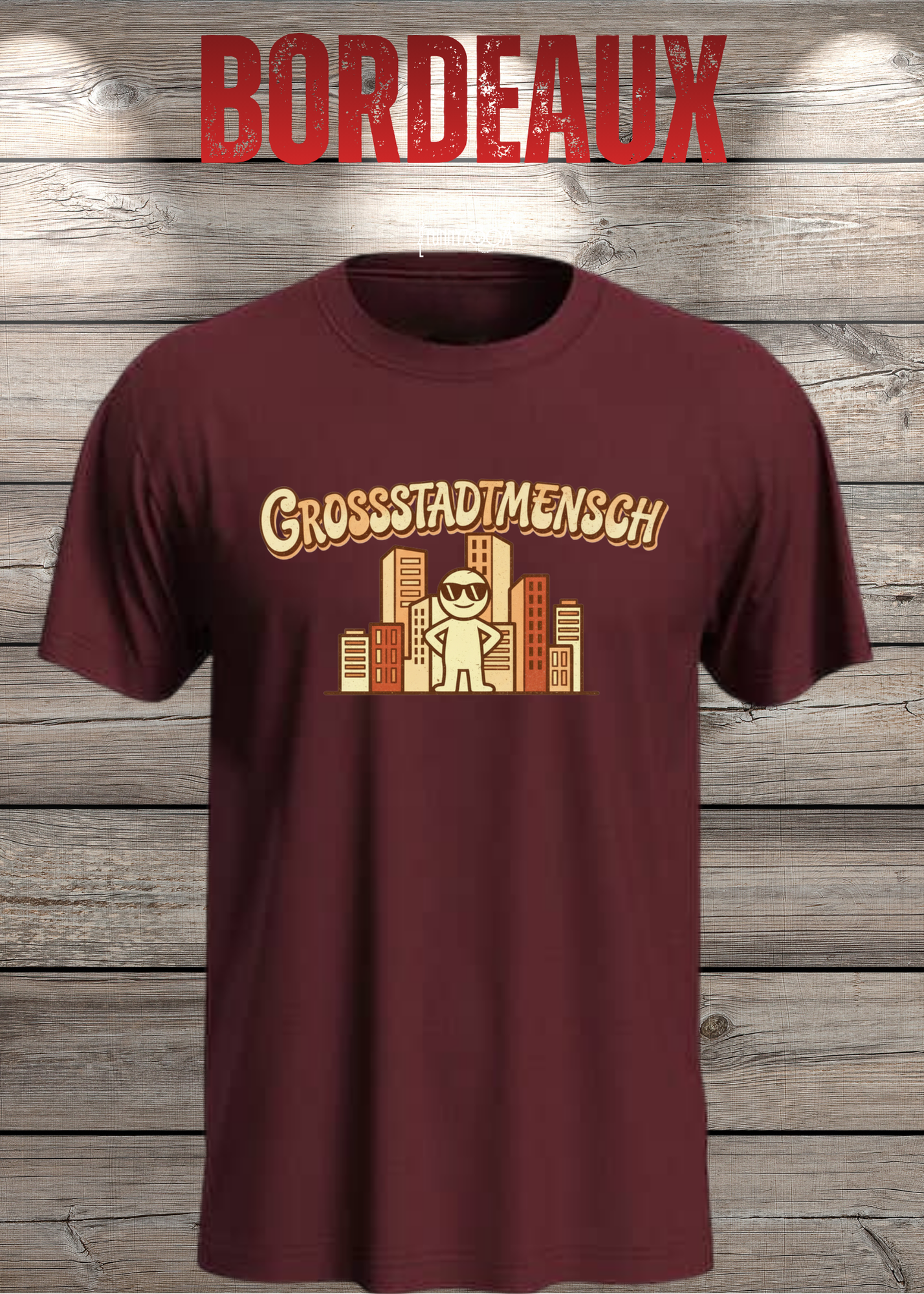 T-Shirt 'Großstadtmensch' - Witziges City-Shirt für Stadtliebhaber