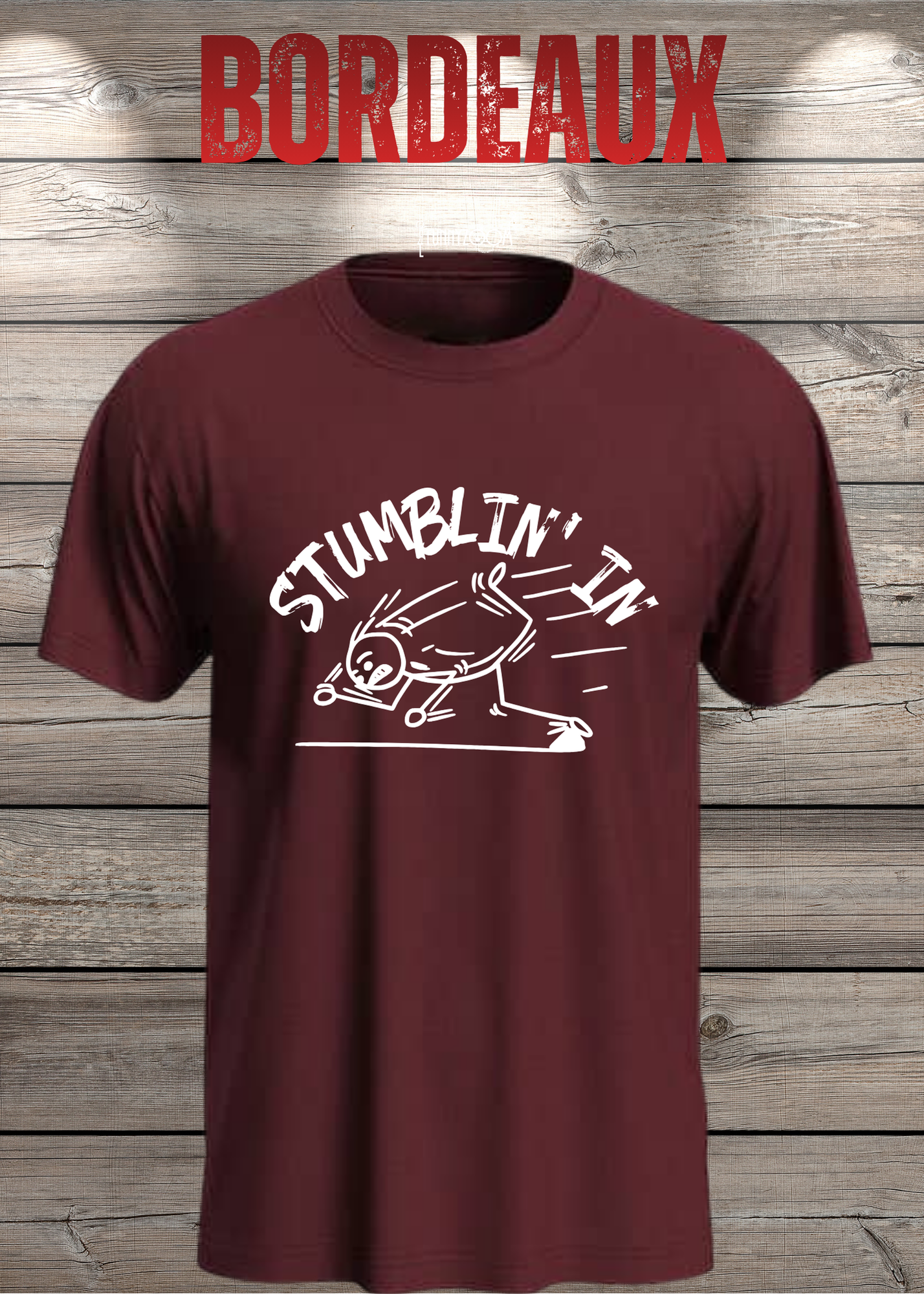 Stumblin' In - Witziges Musik T-Shirt mit Spruch