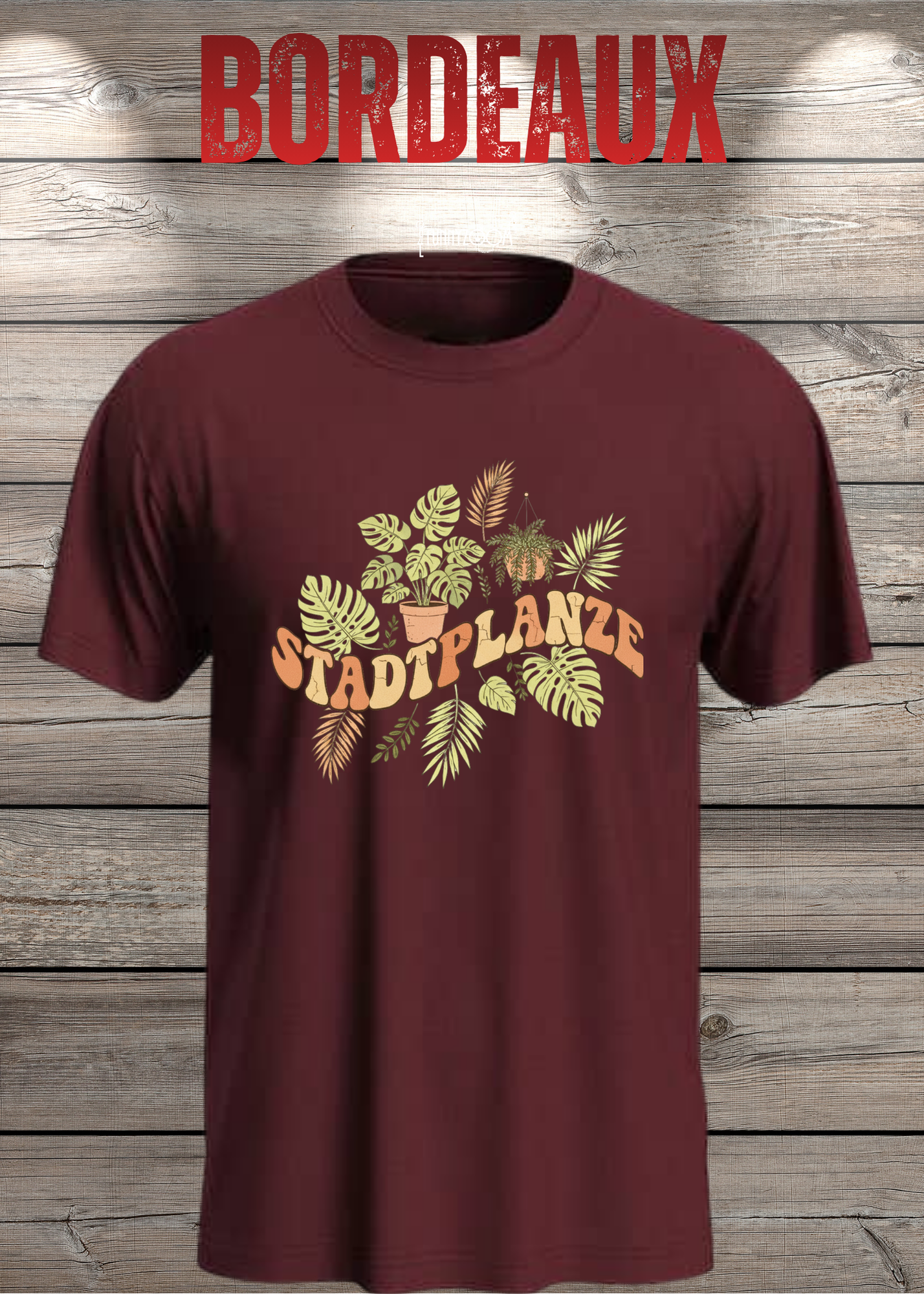 T-Shirt 'Stadtpflanze' - Witziges Spruch-Shirt für Urban-Naturliebhaber