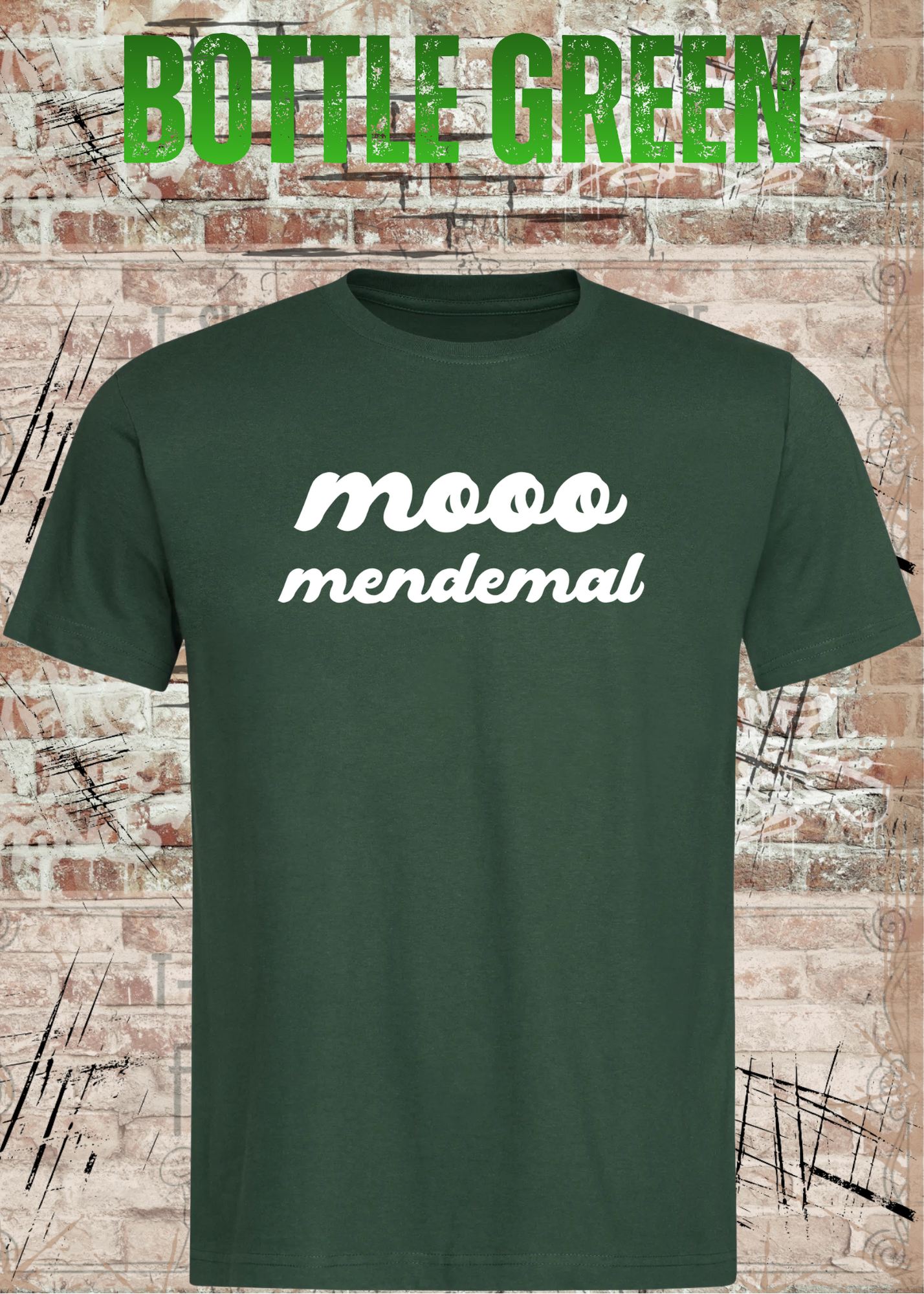 Mooo Mendemal – Lustiges Wortspiel T-Shirt Unisex