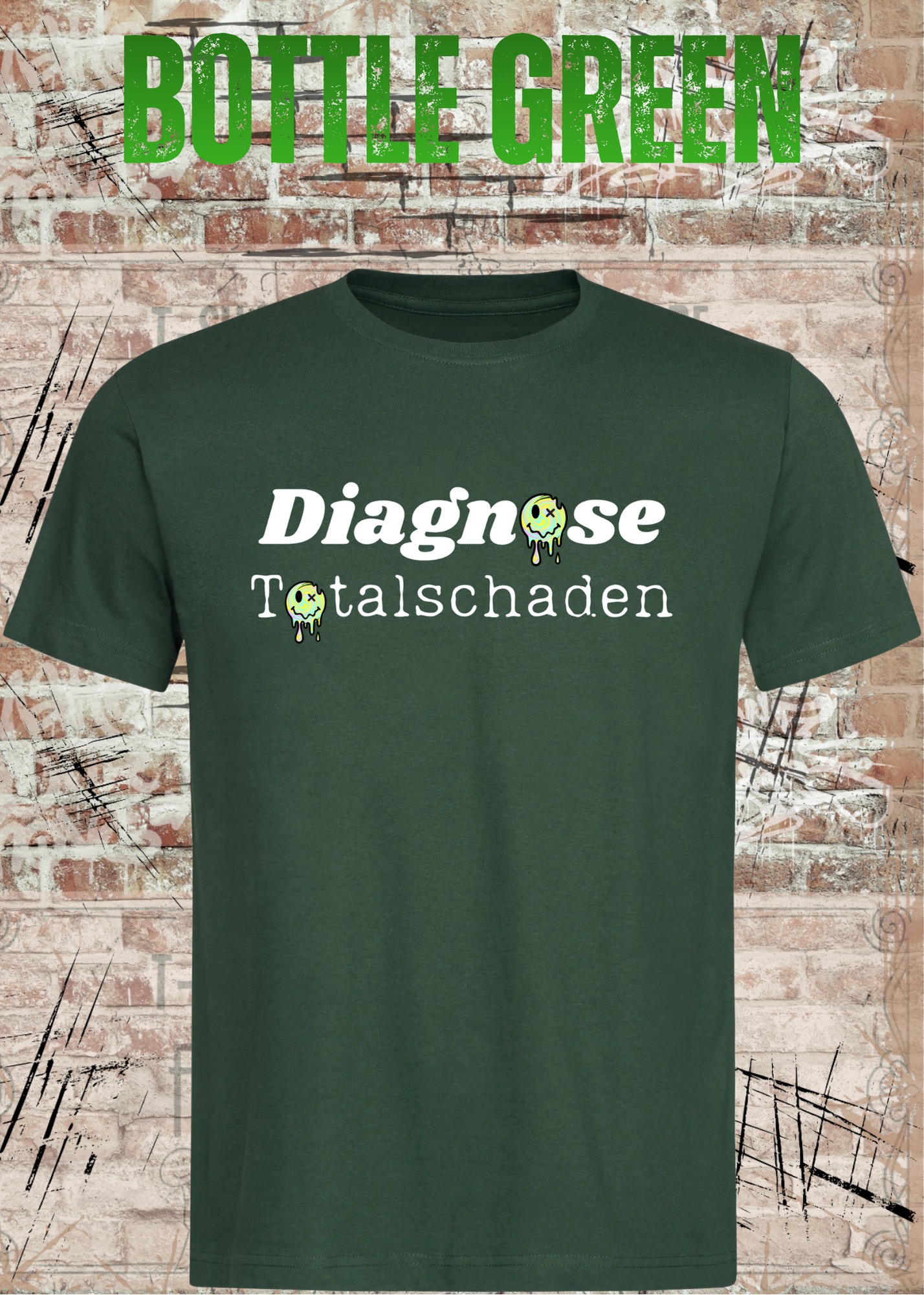 Diagnose Totalschaden – Lustiges T-Shirt mit schwarzem Humor