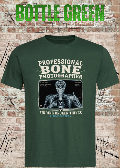 Professional Bone Photographer T-Shirt – Lustiges Radiologie Shirt für Röntgen & Krankenhaus
