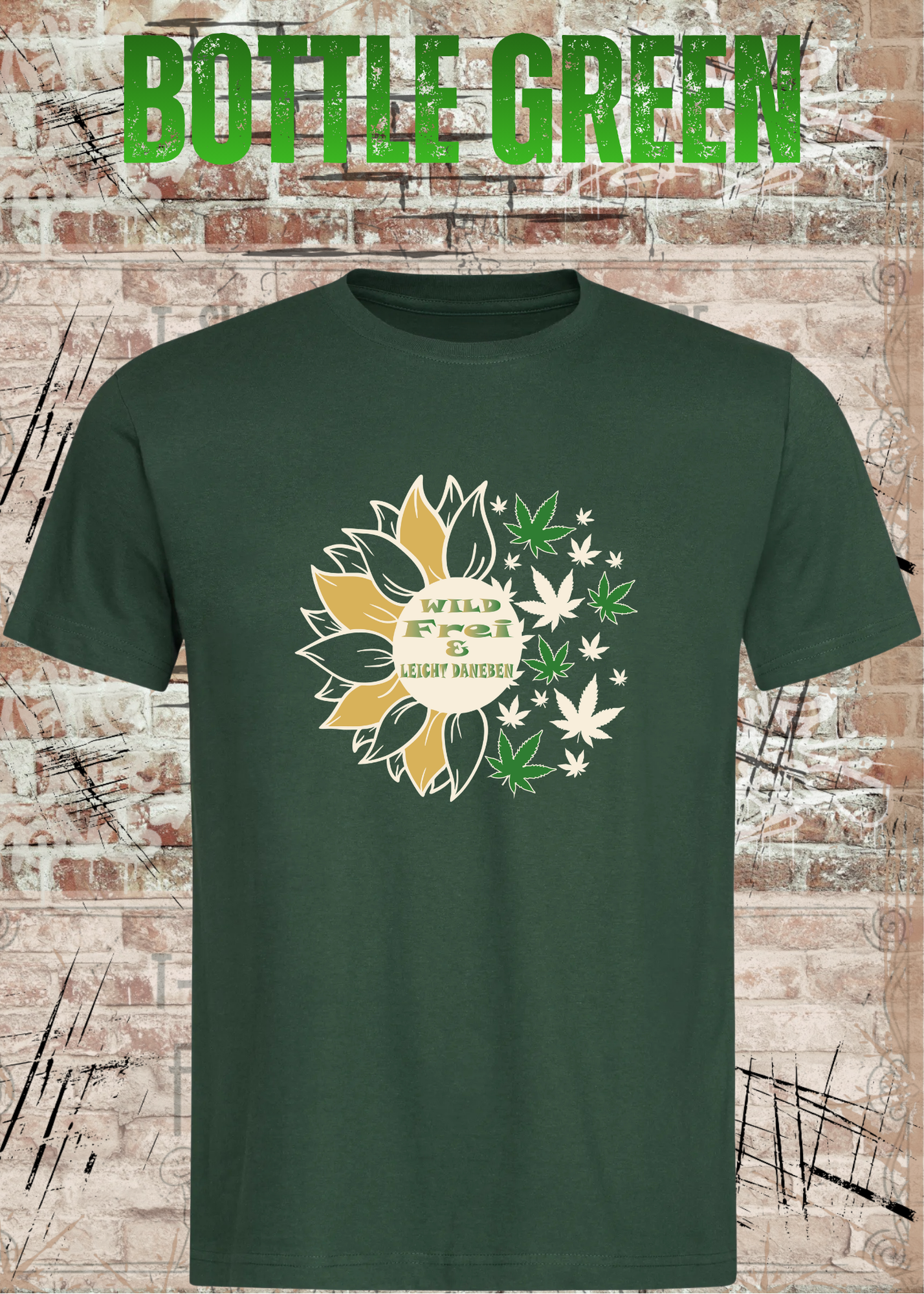 Wild Frei & Leicht Daneben Sonnenblumen Unisex T-Shirt