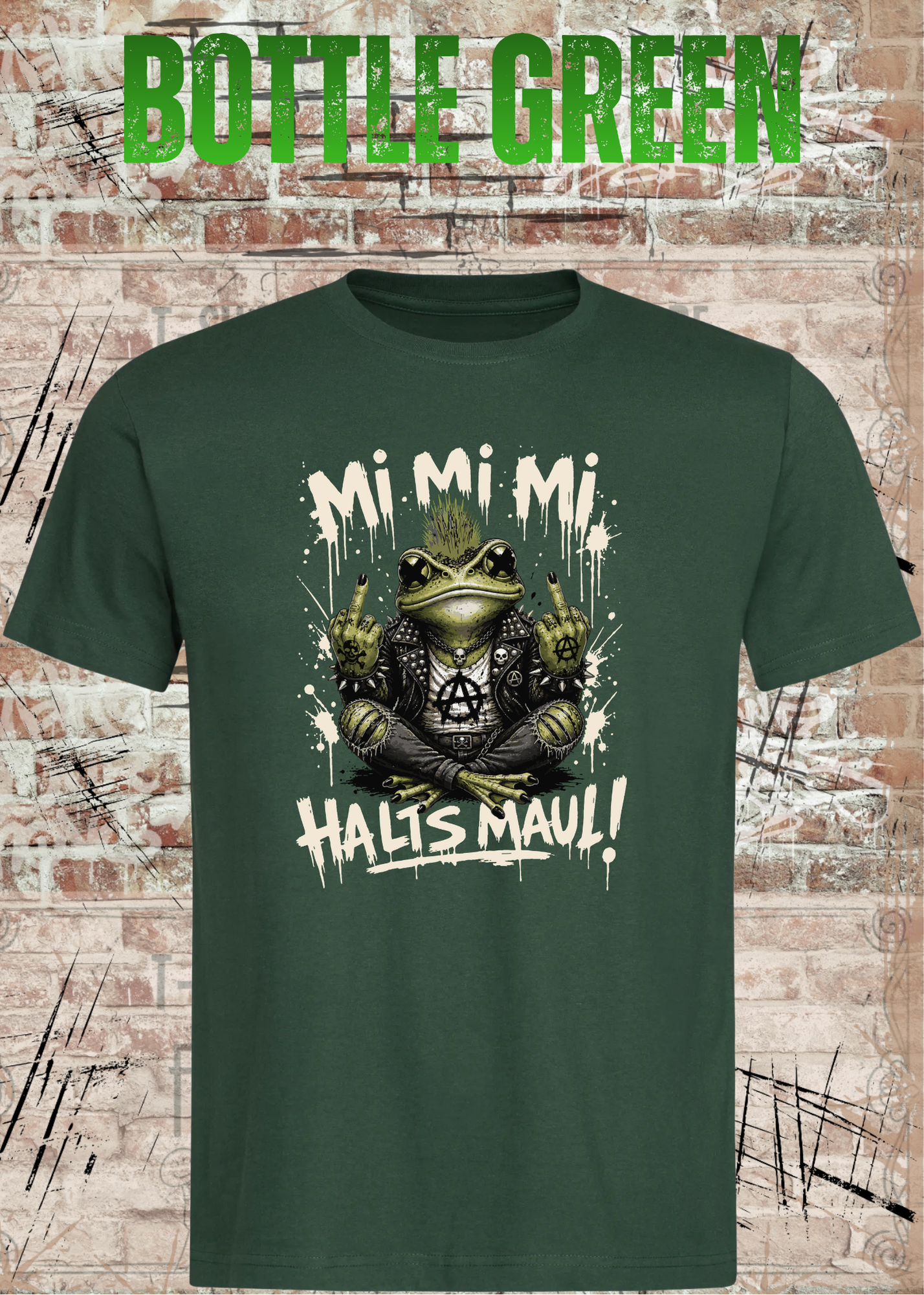 Motz-Frosch Fridolin T-Shirt – Mi Mi Mi Halt’s Maul Punk Shirt