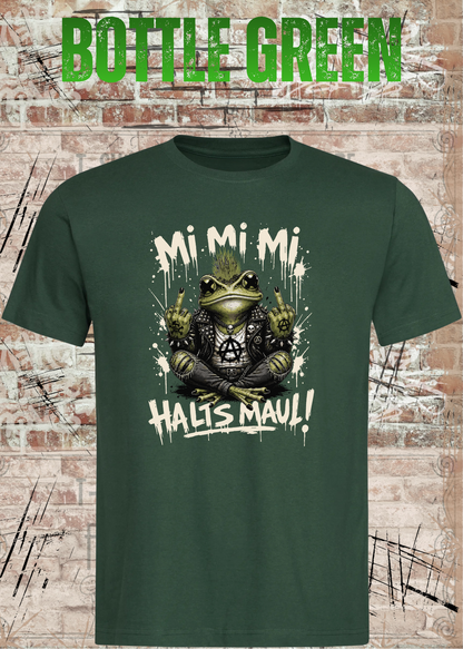 Motz-Frosch Fridolin T-Shirt – Mi Mi Mi Halt’s Maul Punk Shirt