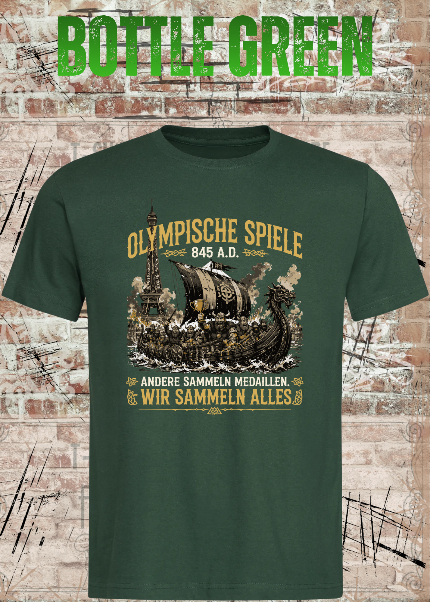 Olympische Spiele 845 A.D. Wikinger T-Shirt – Andere sammeln Medaillen wir sammeln alles Unisex