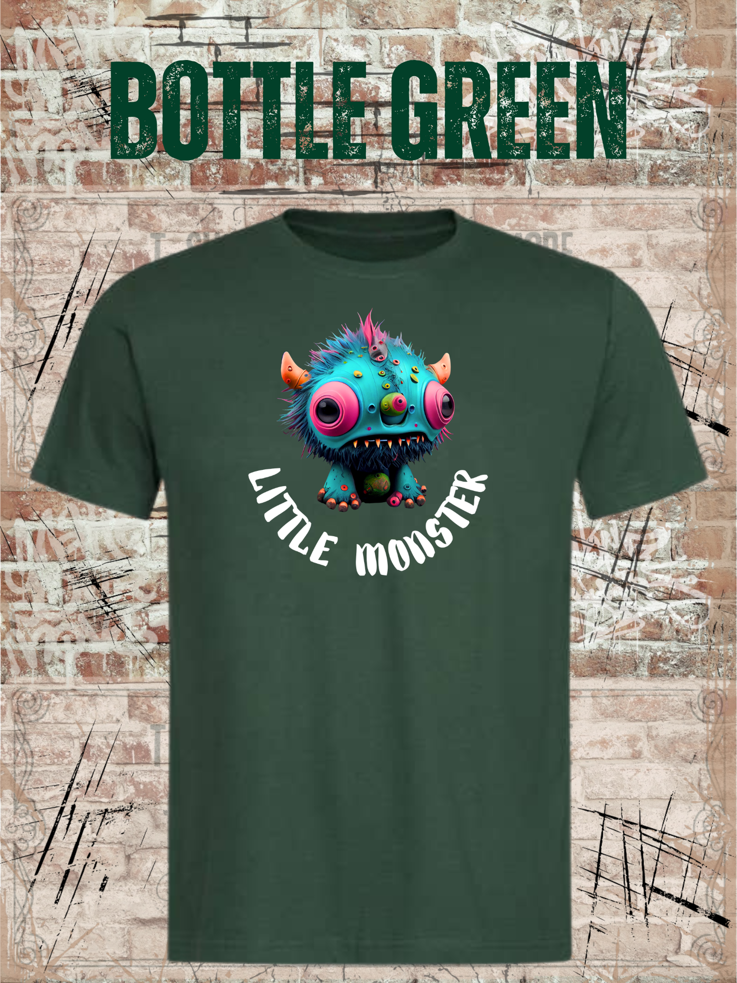 Kinder T-Shirt Little Monster - Süßes Monster Shirt für Kids