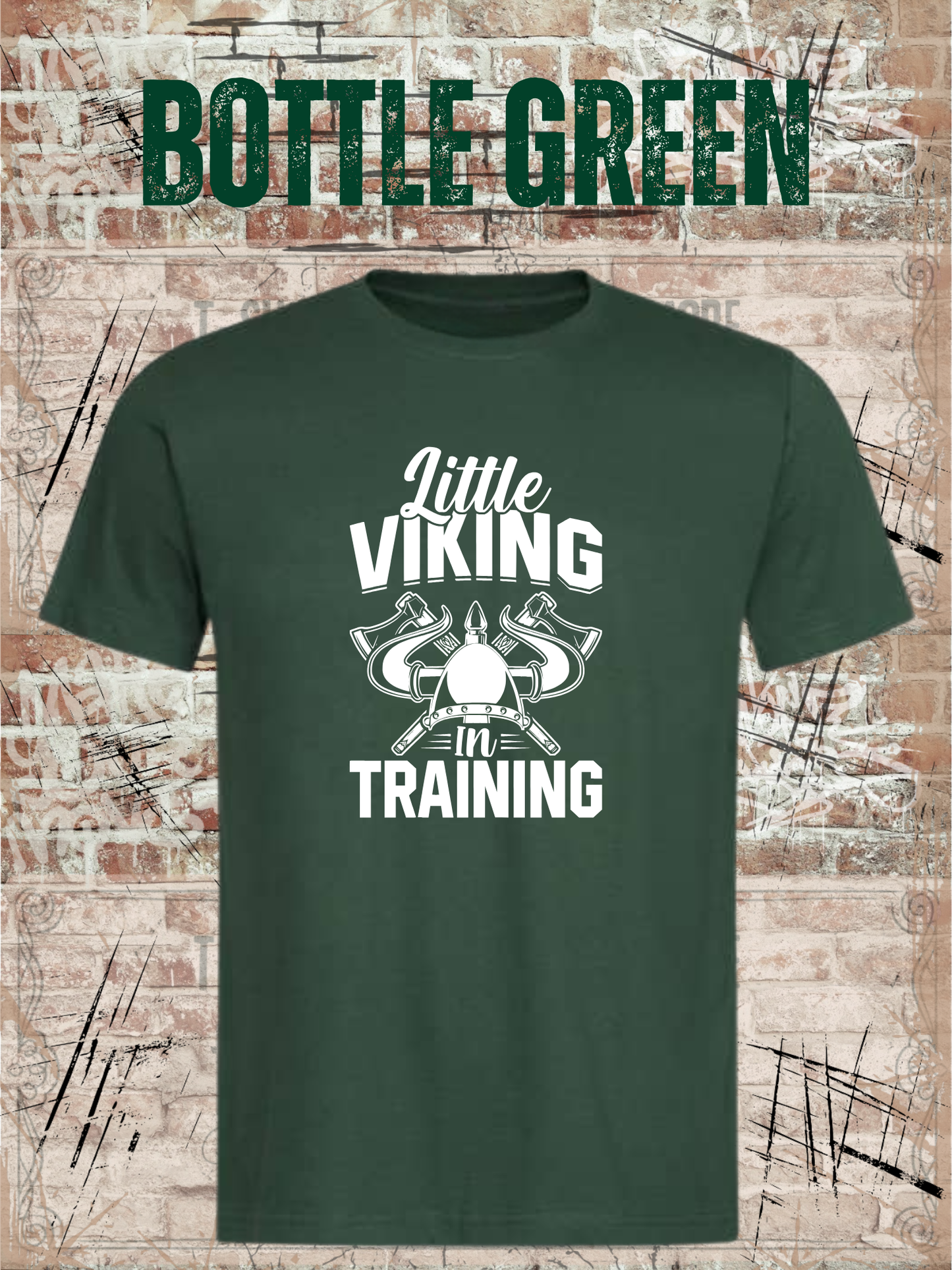 Kinder T-Shirt Little Viking in Training - Wikinger Shirt für Jungen & Mädchen