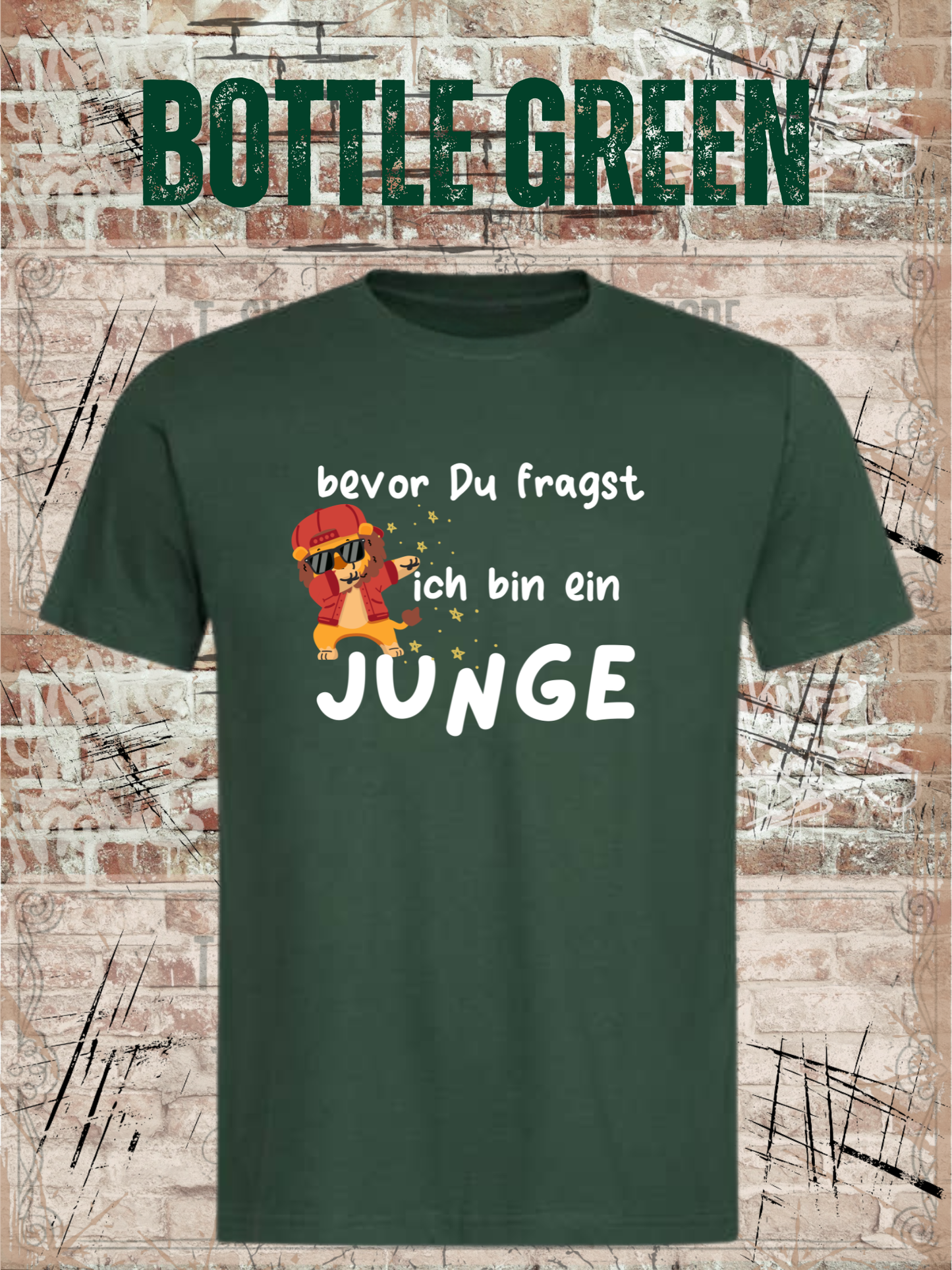 Kinder T-Shirt „Bevor Du fragst – ich bin ein Junge!“ | Lustiges Jungen Shirt