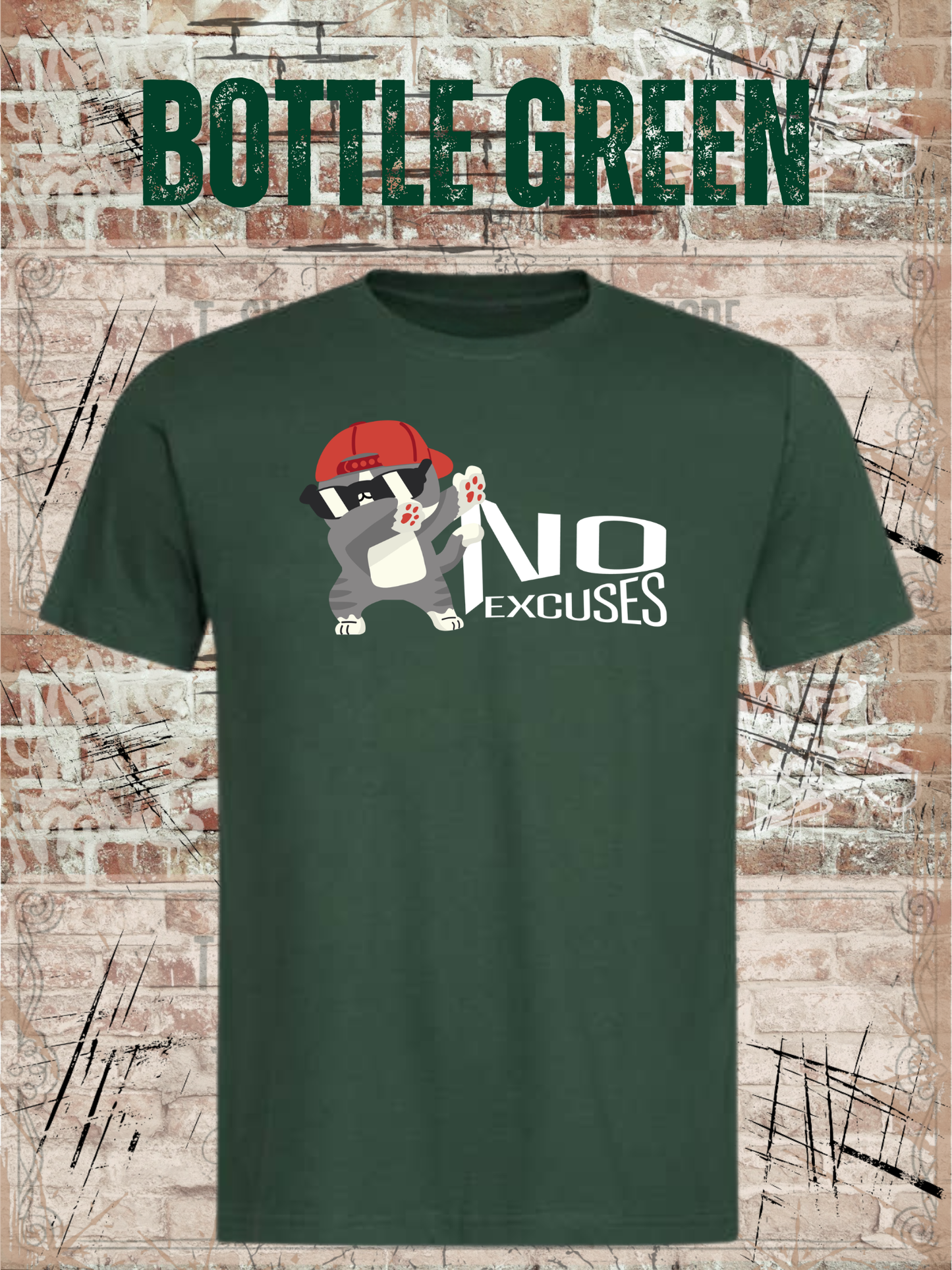 No Excuses Kinder T-Shirt – Keine Entschuldigung Lustiger Spruch Shirt Kids
