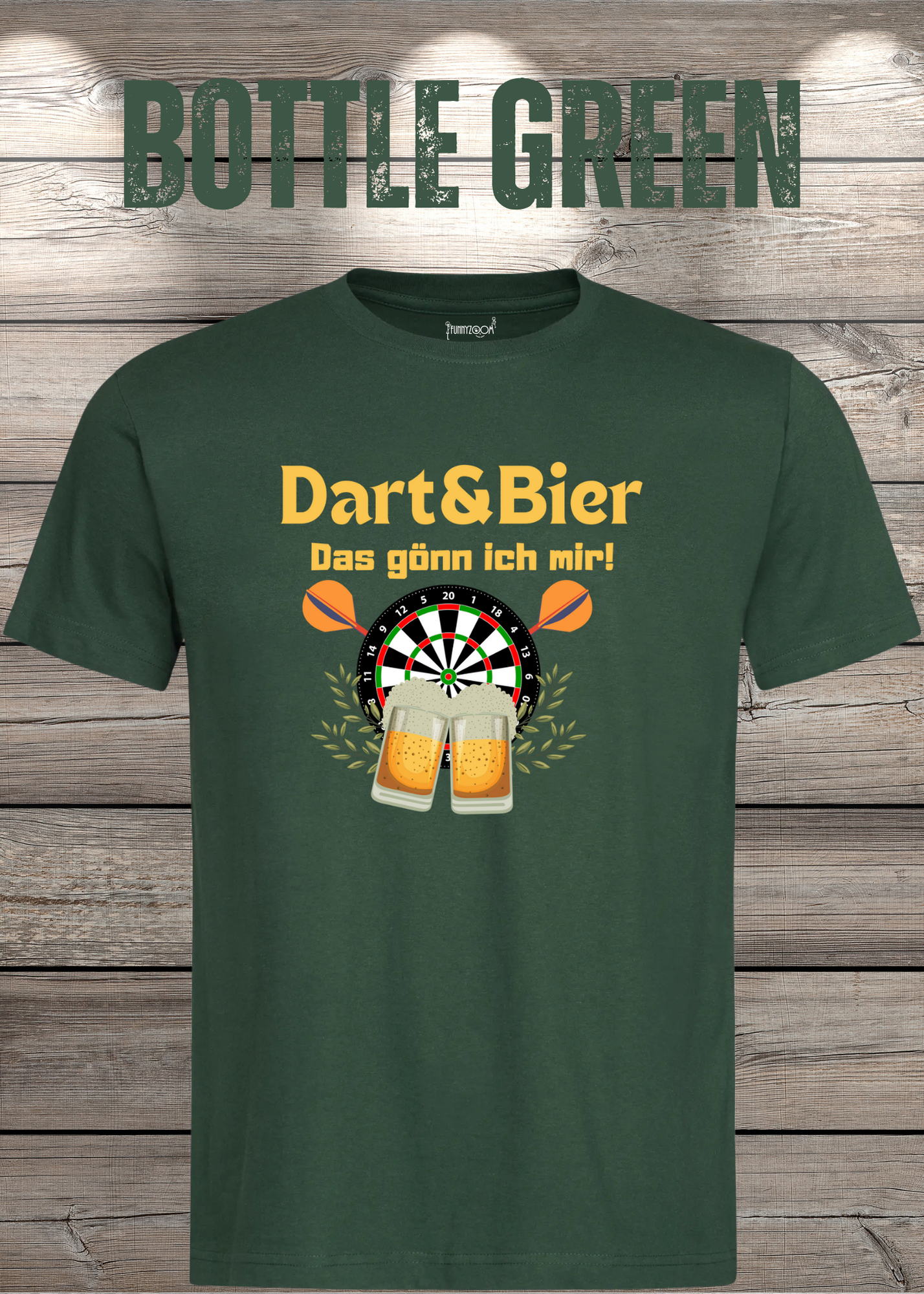 T-Shirt Dart & Bier das Gönn ich mir Witziges T-Shirt mit Spruch Geschenkidee Unisex
