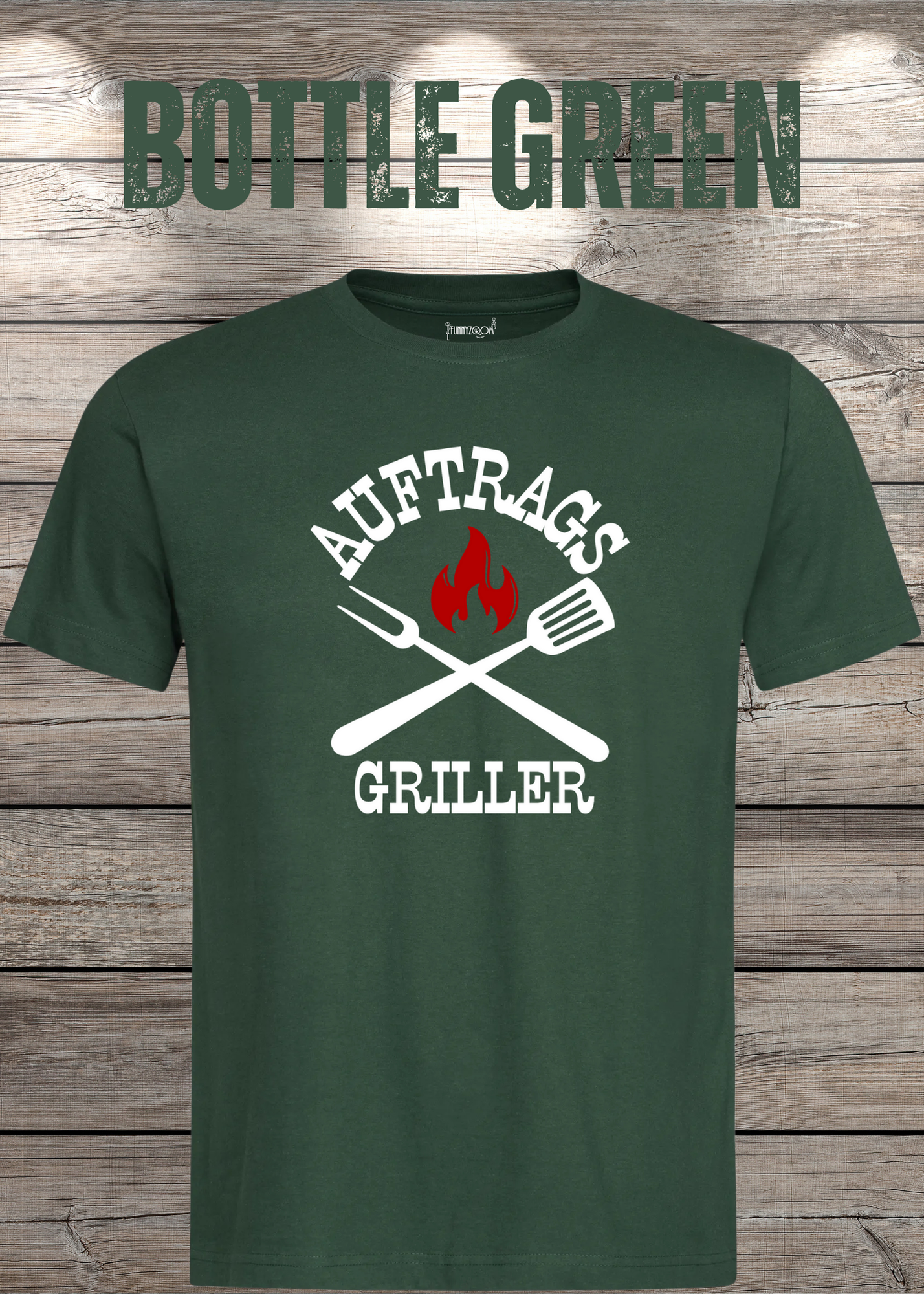 T-Shirt Auftrags-Griller Geschenkidee für Grillmeister Witziges T-Shirt mit Spruch Lustiges Unisex T-Shirt BBQ