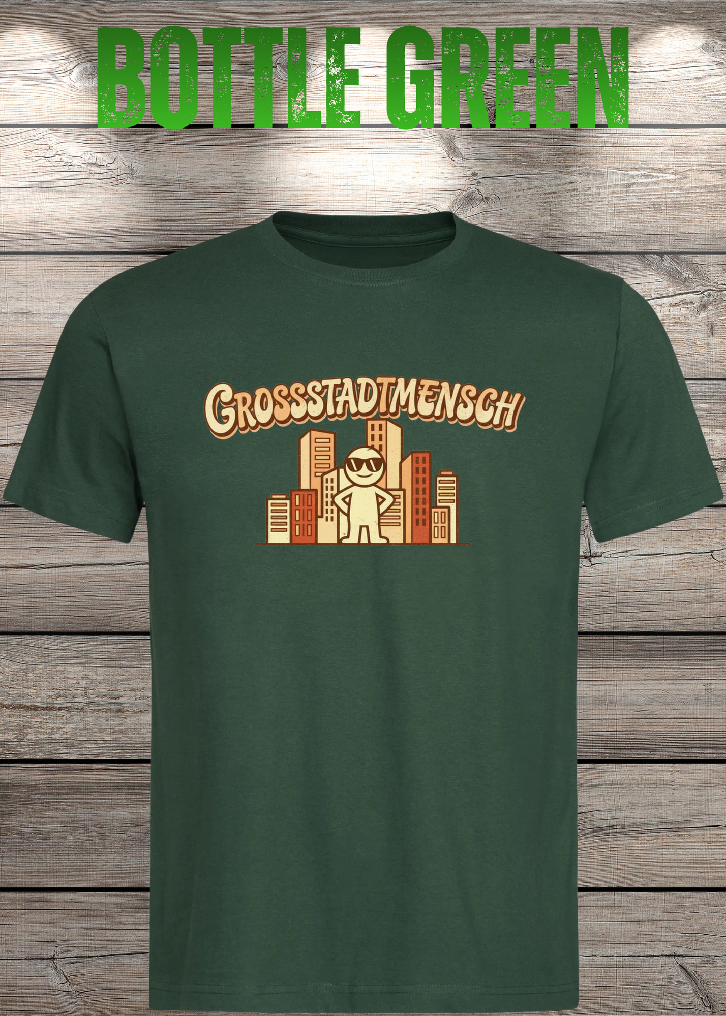 T-Shirt 'Großstadtmensch' - Witziges City-Shirt für Stadtliebhaber