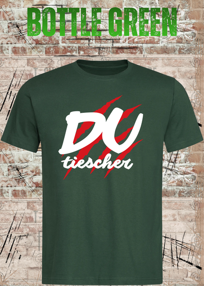 Du Tiescher – Freches Dialekt T-Shirt | Rockiges Statement Shirt | FunnyZoom