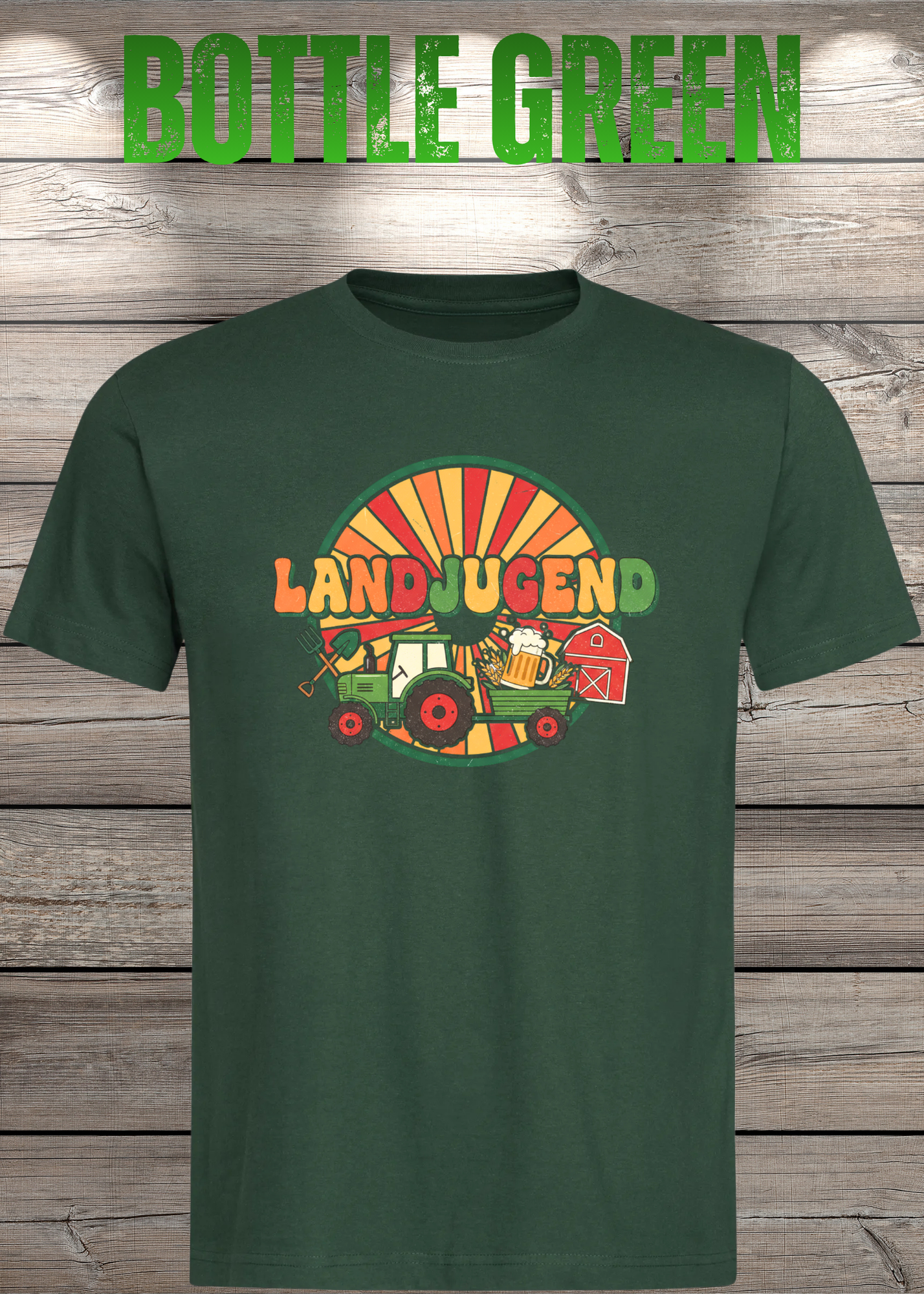 T-Shirt 'Landjugend' - Witziges Statement-Shirt für Landliebhaber