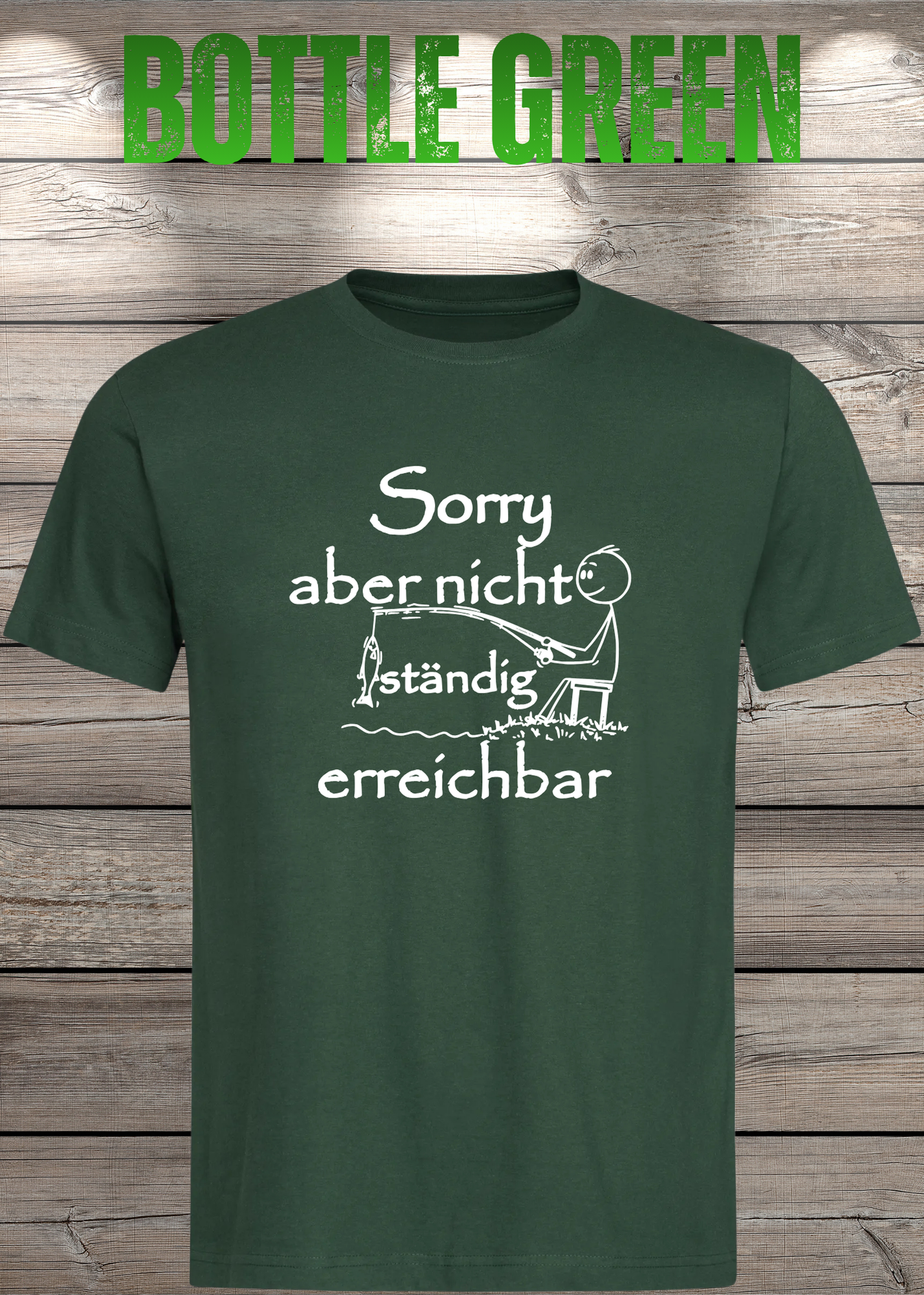 T-Shirt 'Sorry aber nicht ständig erreichbar' - Witziges Spruch-Shirt für Grenzensetzer