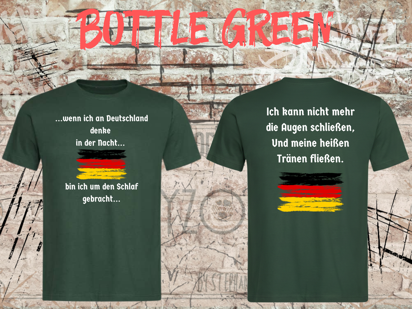 Heinrich Heine T-Shirt „Wenn ich an Deutschland denke“ – Literatur Shirt Unisex