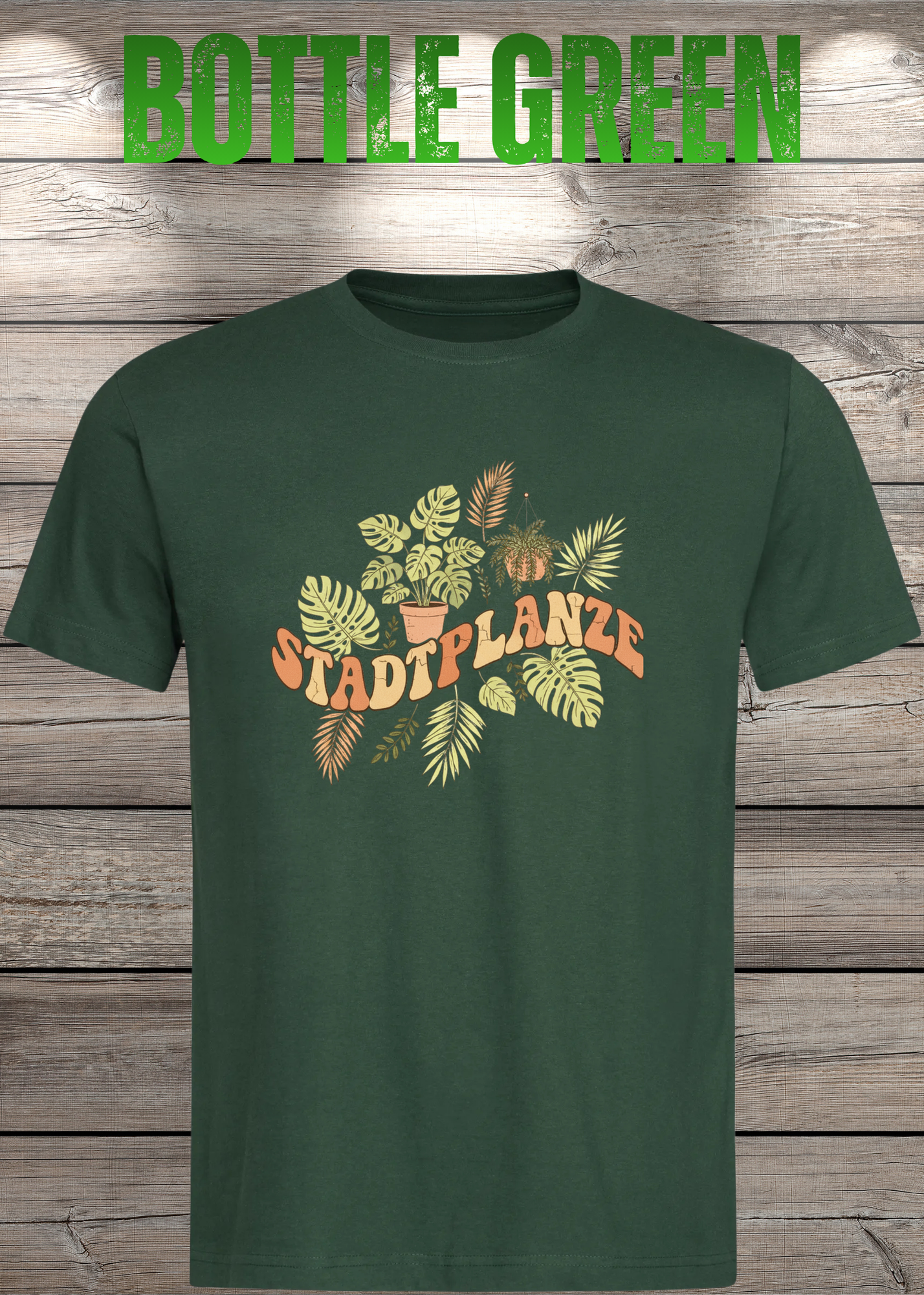 T-Shirt 'Stadtpflanze' - Witziges Spruch-Shirt für Urban-Naturliebhaber