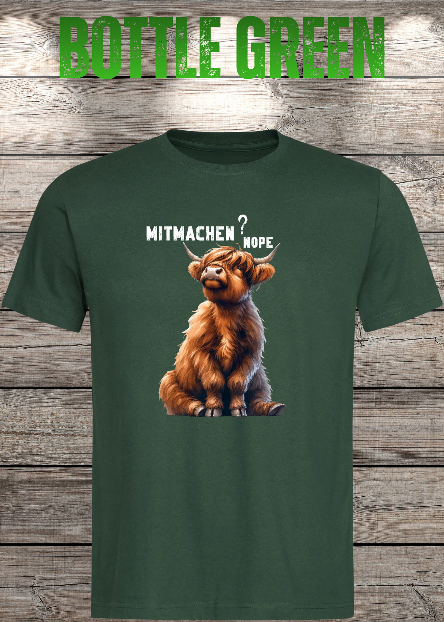 Highland Kuh Unisex T-Shirt Mitmachen? Nope