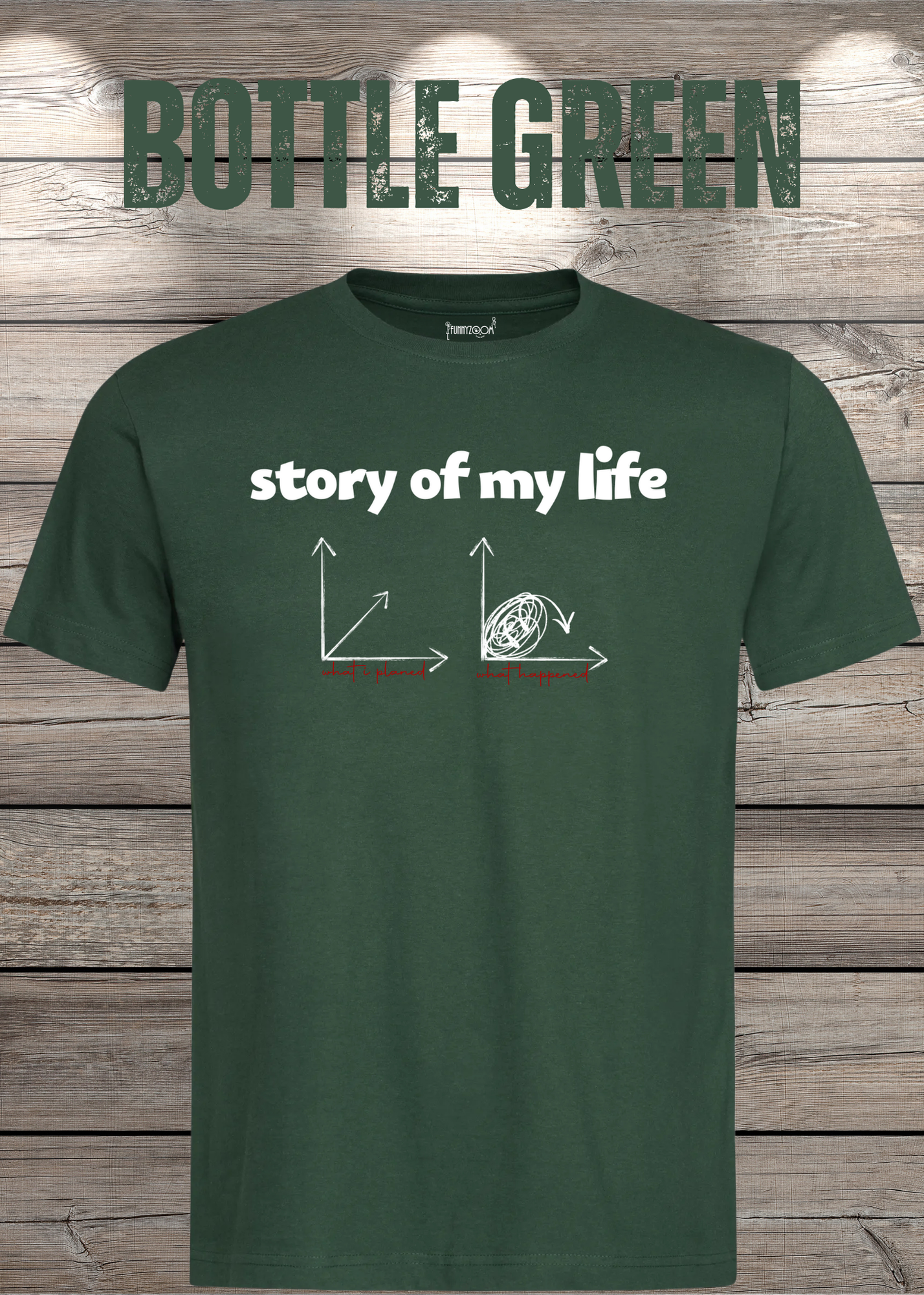 T-Shirt Story of my life Witziges T-Shirt mit Diagramm Geschenkidee Unisex