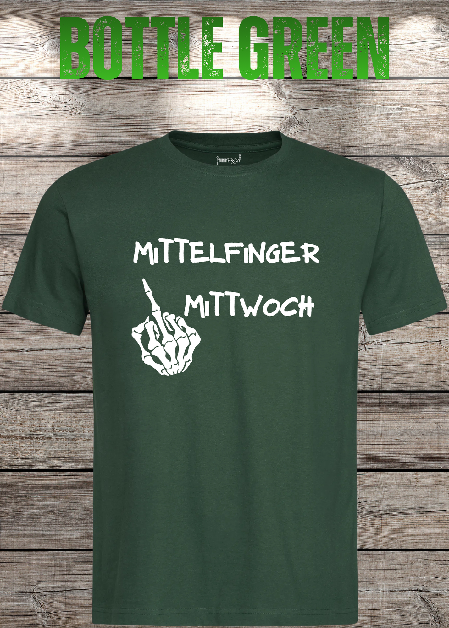 T-Shirt Mittelfinger Mittwoch Lustige Sprüche Geschenkidee Geburtstag Freizeit Unisex viele Farben