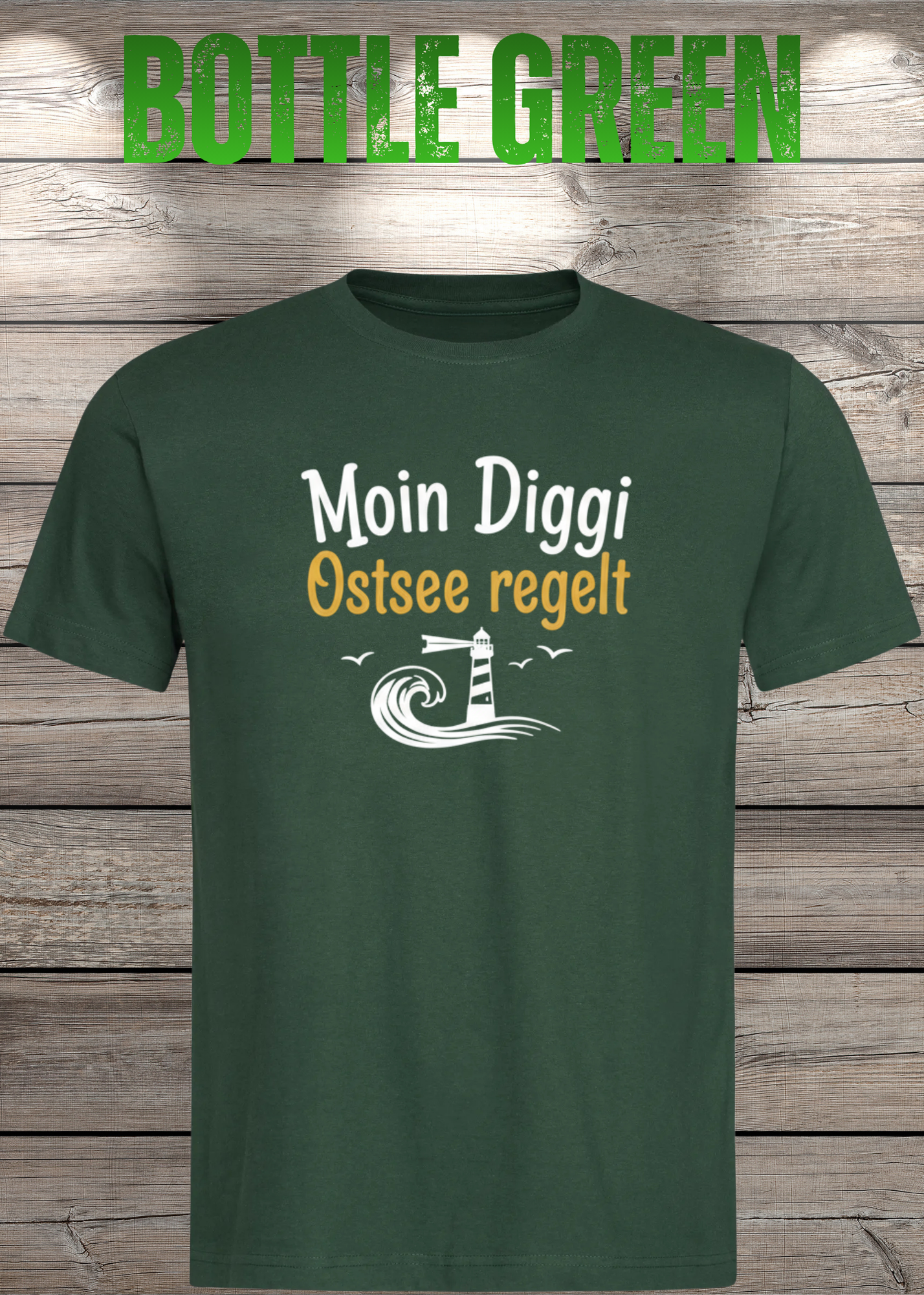 Unisex T-Shirt Moin Diggi Ostsee regelt