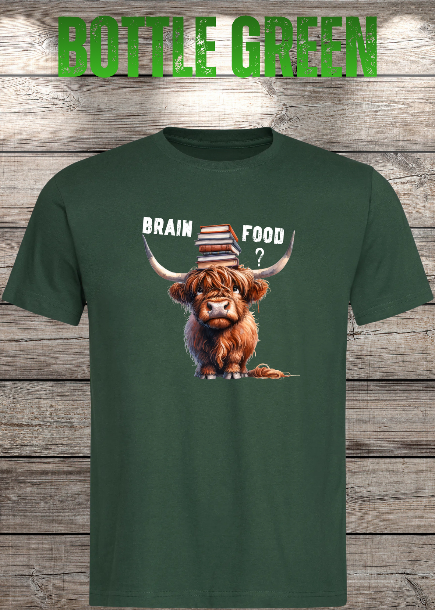 Highland Kuh Unisex T-Shirt Brain food?