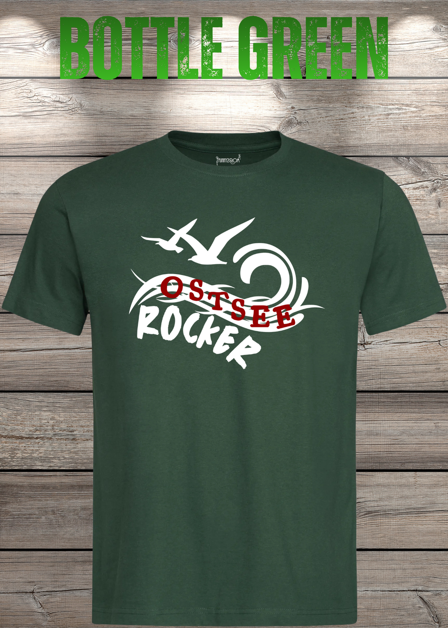 T-Shirt 'Ostsee Rocker' - Norddeutschland Geschenk Unisex Küsten-Style