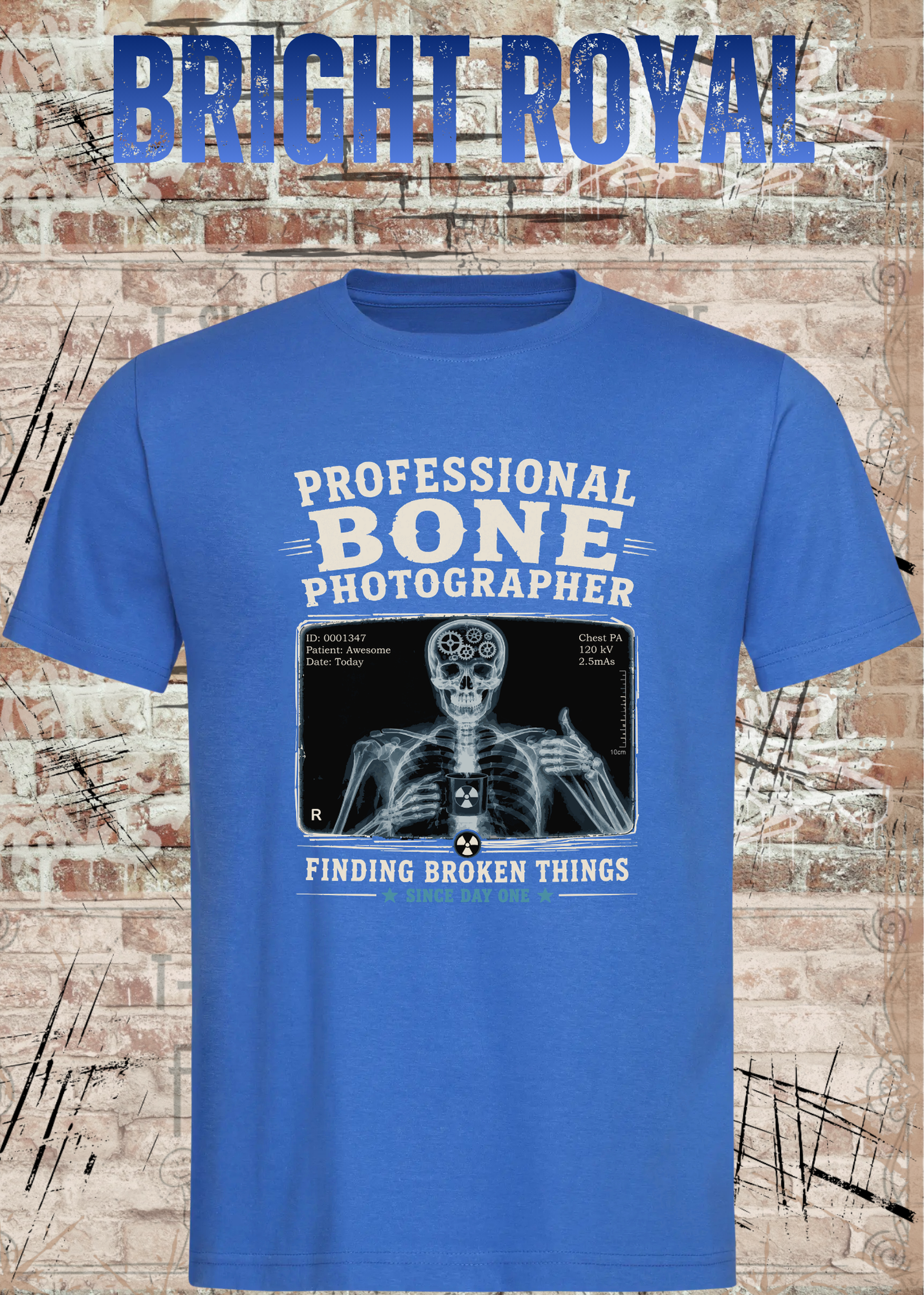 Professional Bone Photographer T-Shirt – Lustiges Radiologie Shirt für Röntgen & Krankenhaus