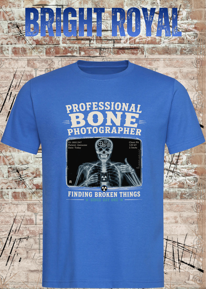Professional Bone Photographer T-Shirt – Lustiges Radiologie Shirt für Röntgen & Krankenhaus