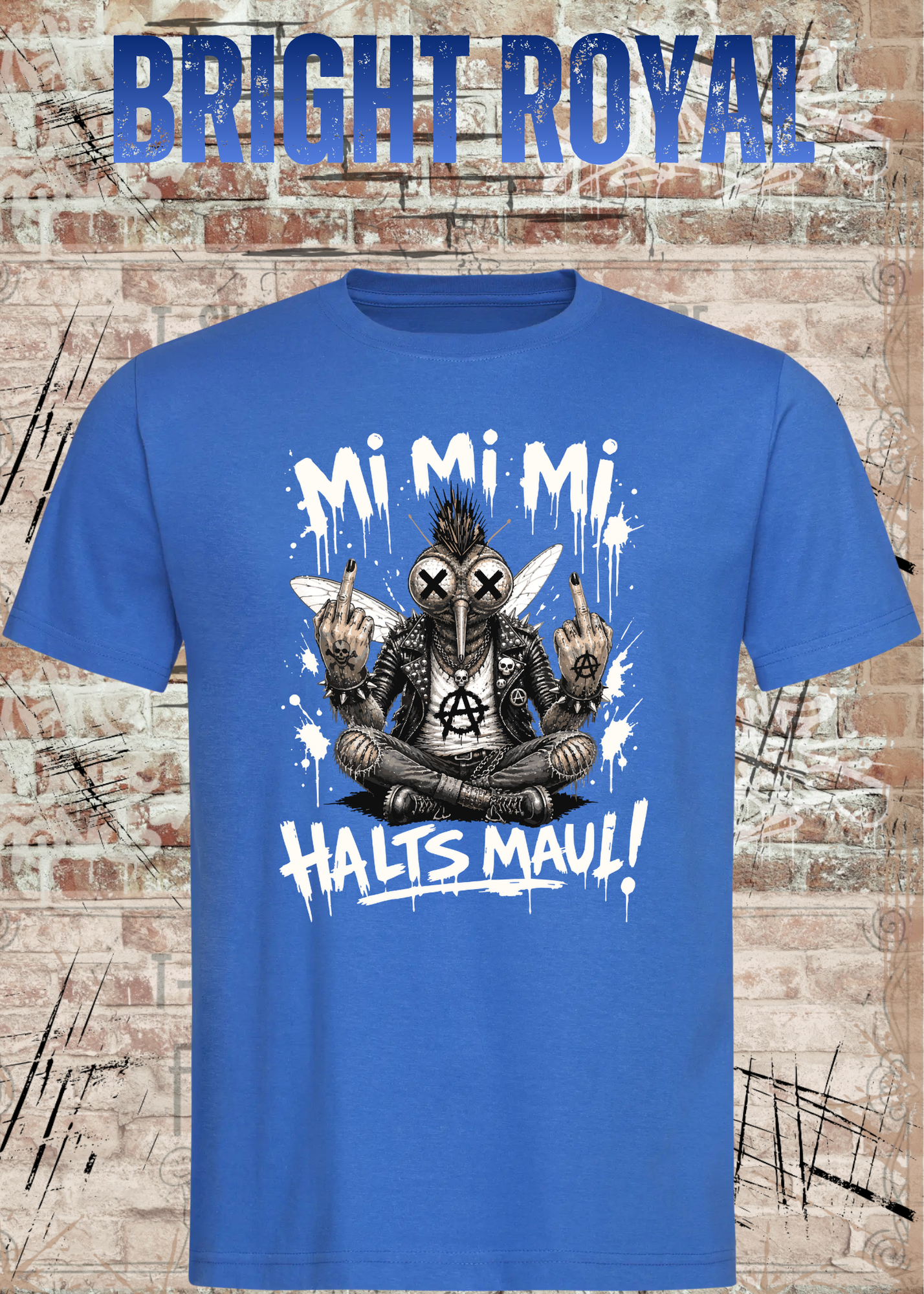 Stech-Mücke Manni T-Shirt – Mi Mi Mi Halt’s Maul Punk Shirt