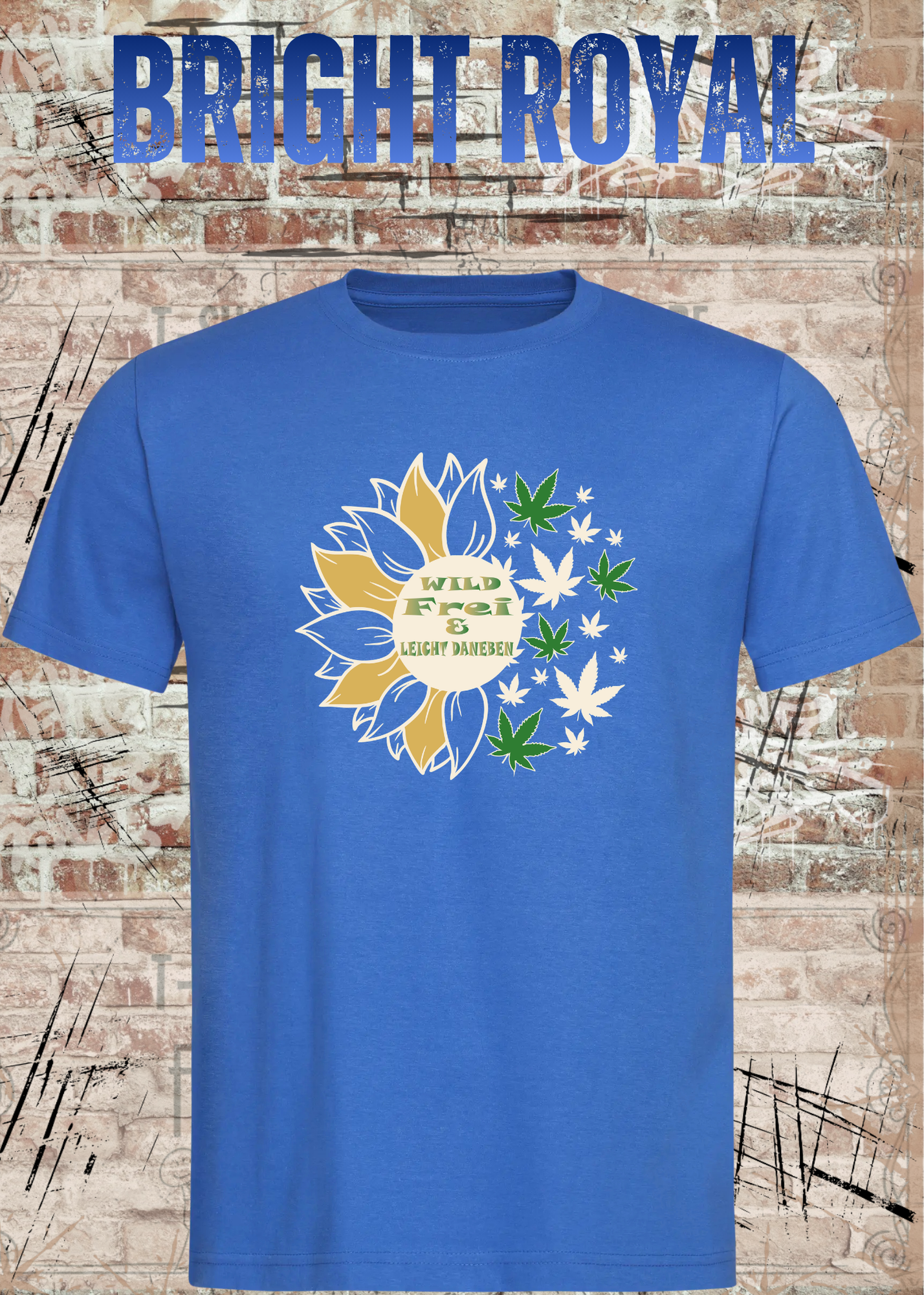 Wild Frei & Leicht Daneben Sonnenblumen Unisex T-Shirt