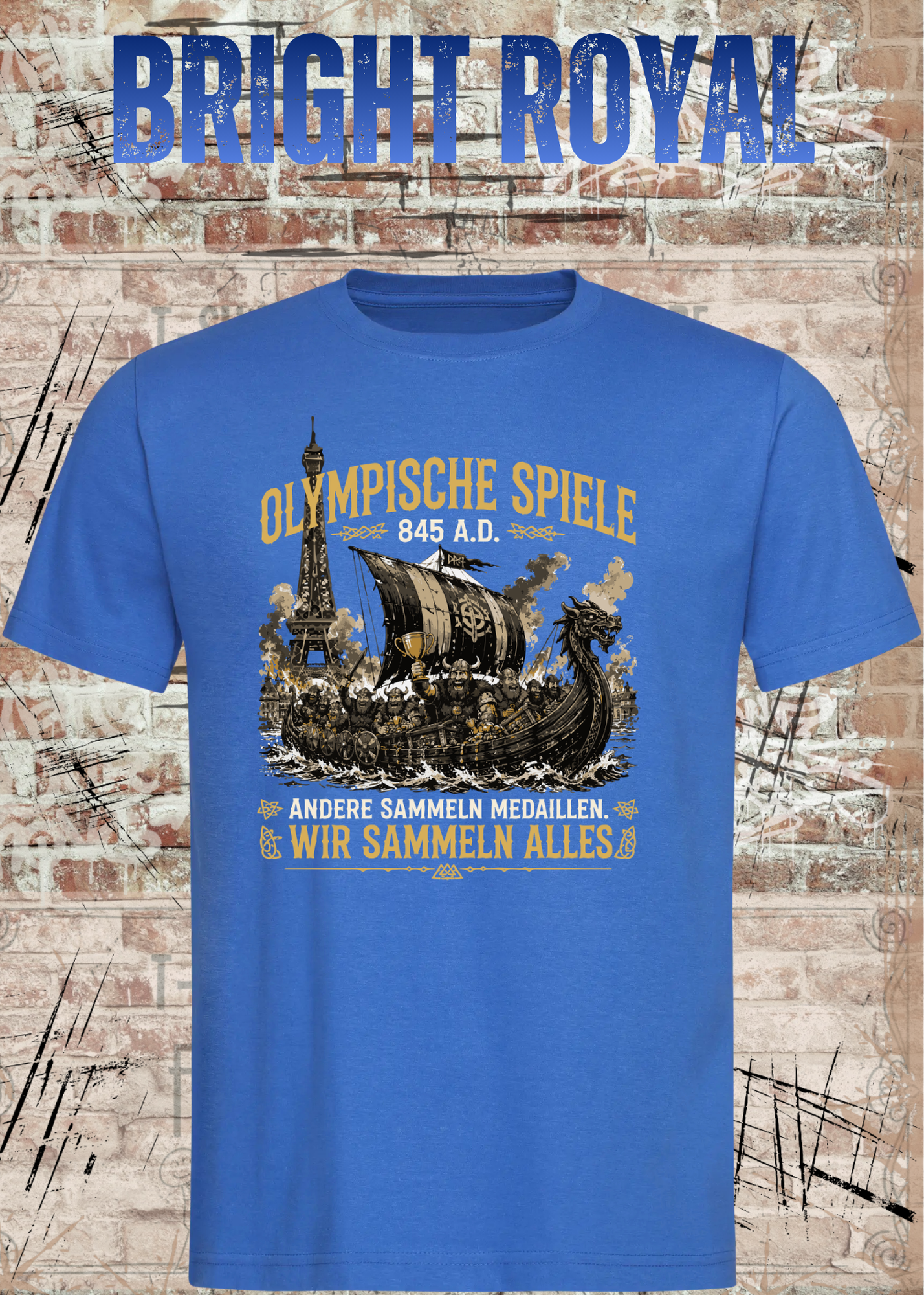 Olympische Spiele 845 A.D. Wikinger T-Shirt – Andere sammeln Medaillen wir sammeln alles Unisex